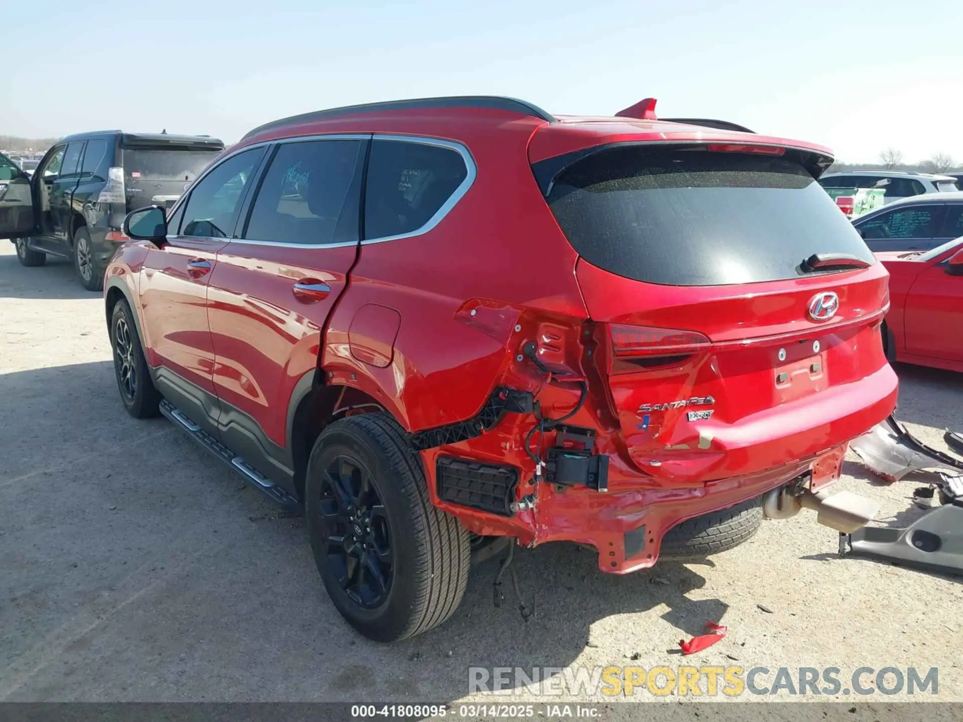 3 Photograph of a damaged car 5NMS64AJ0PH542747 HYUNDAI SANTA FE 2023