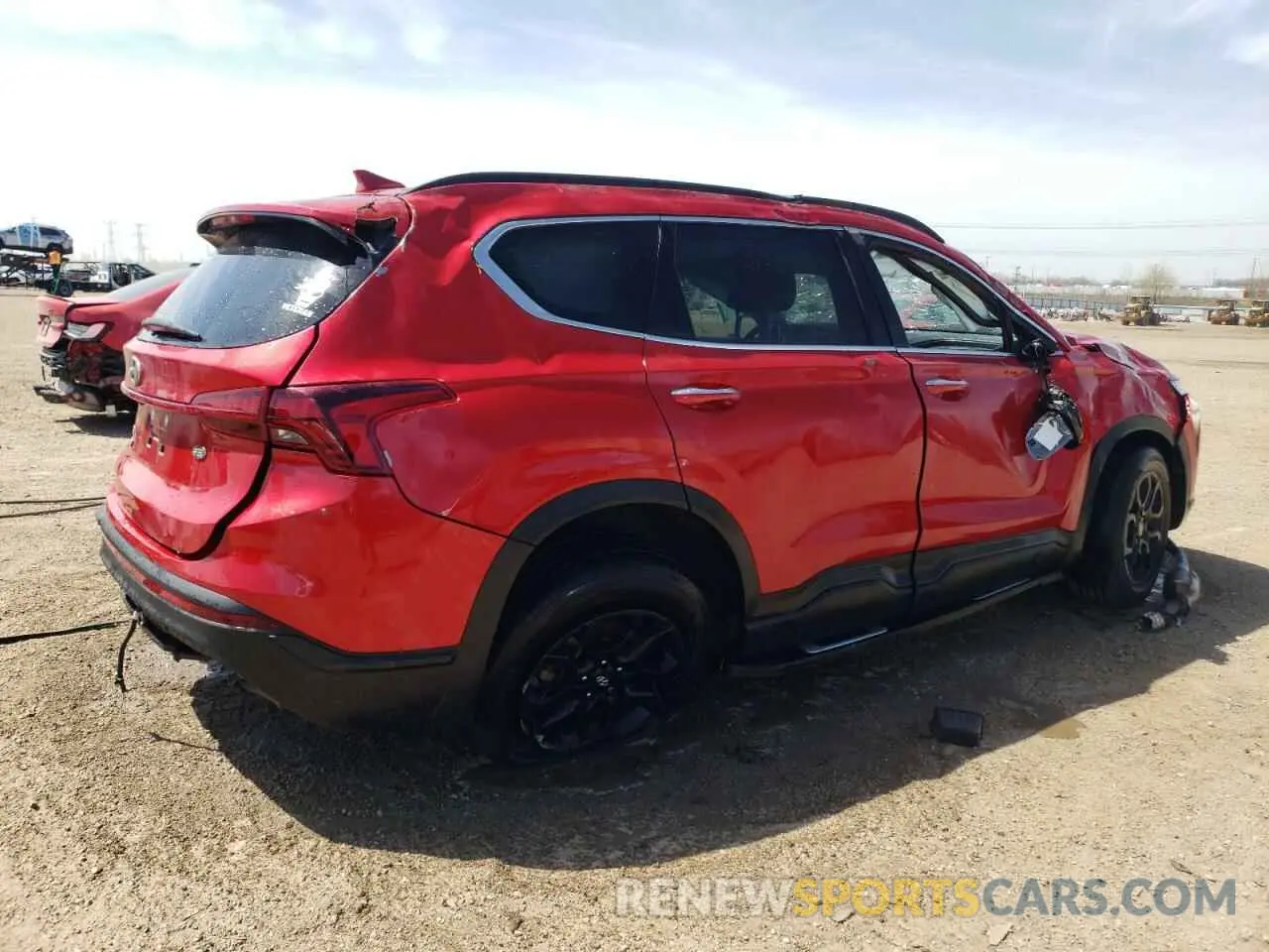 3 Photograph of a damaged car 5NMS64AJ2PH491770 HYUNDAI SANTA FE 2023