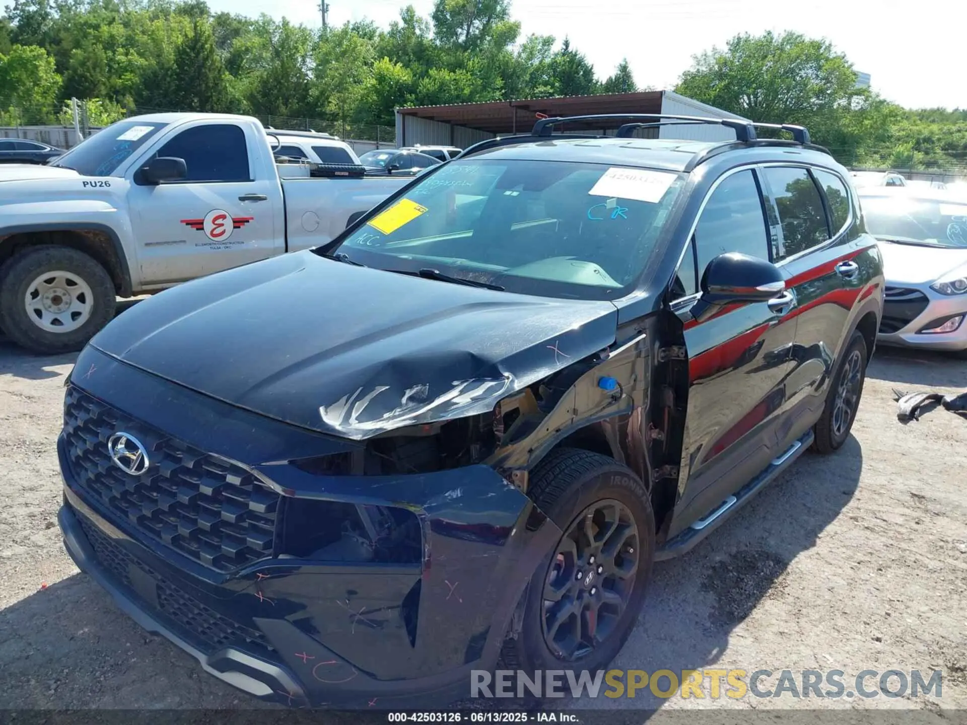 2 Photograph of a damaged car 5NMS64AJ2PH533757 HYUNDAI SANTA FE 2023
