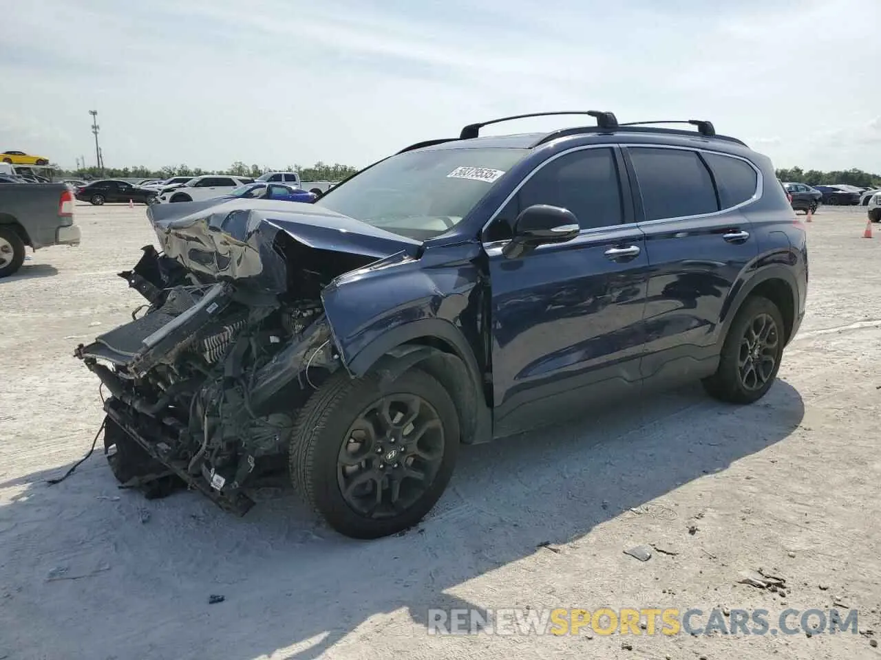 1 Photograph of a damaged car 5NMS64AJ5PH493254 HYUNDAI SANTA FE 2023