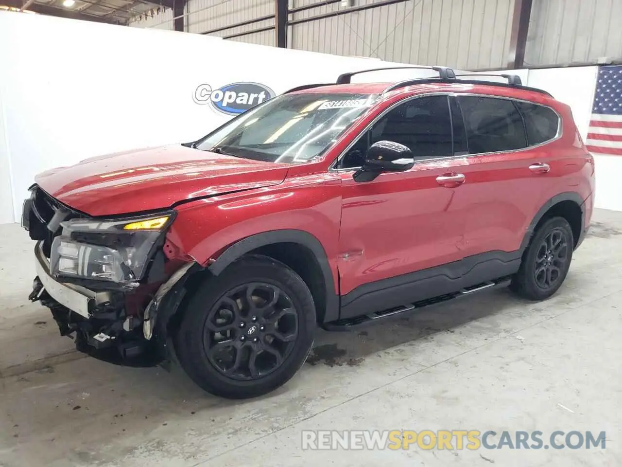 1 Photograph of a damaged car 5NMS6DAJ0PH496353 HYUNDAI SANTA FE 2023