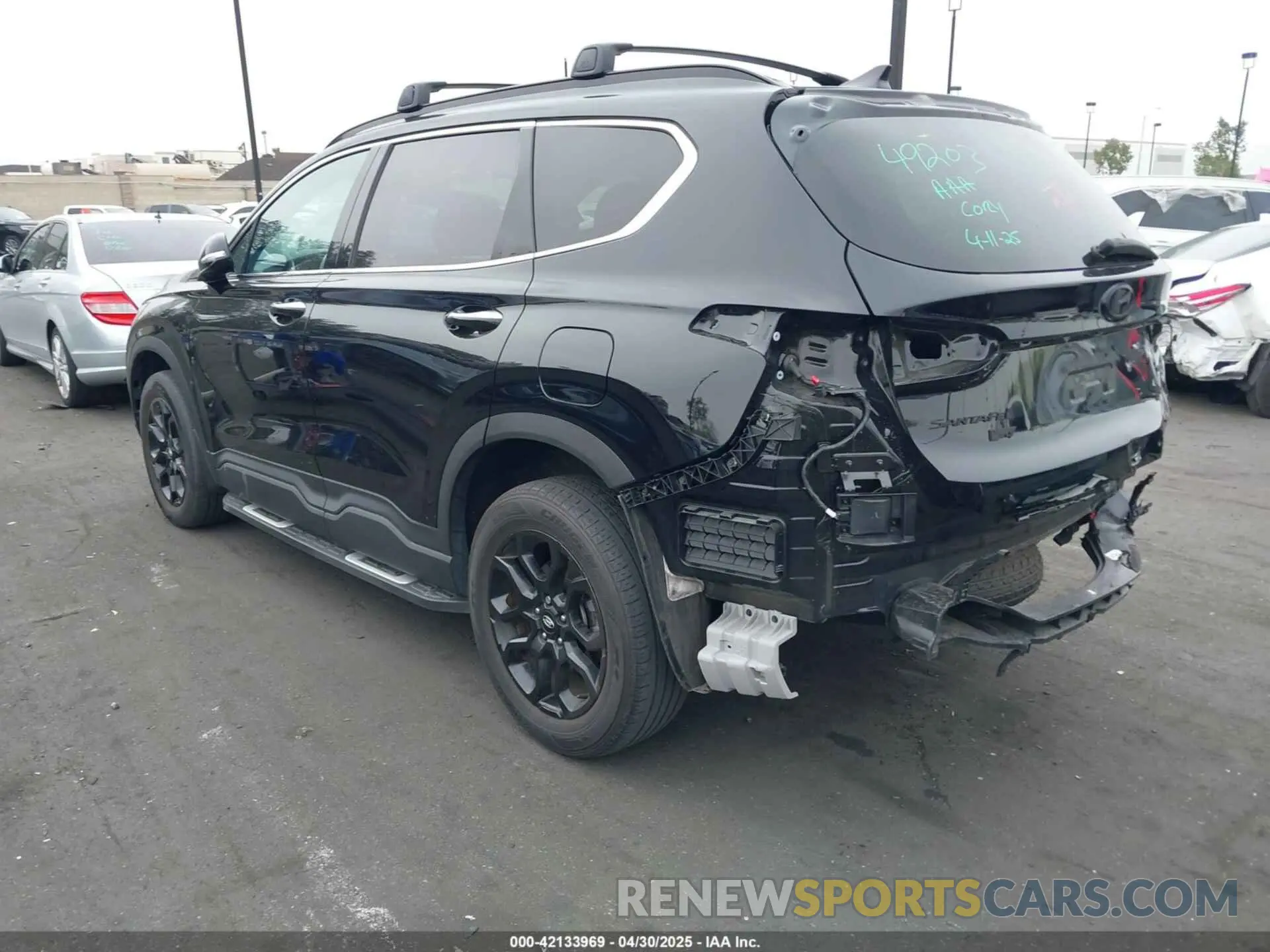 3 Photograph of a damaged car 5NMS6DAJ4PH534120 HYUNDAI SANTA FE 2023