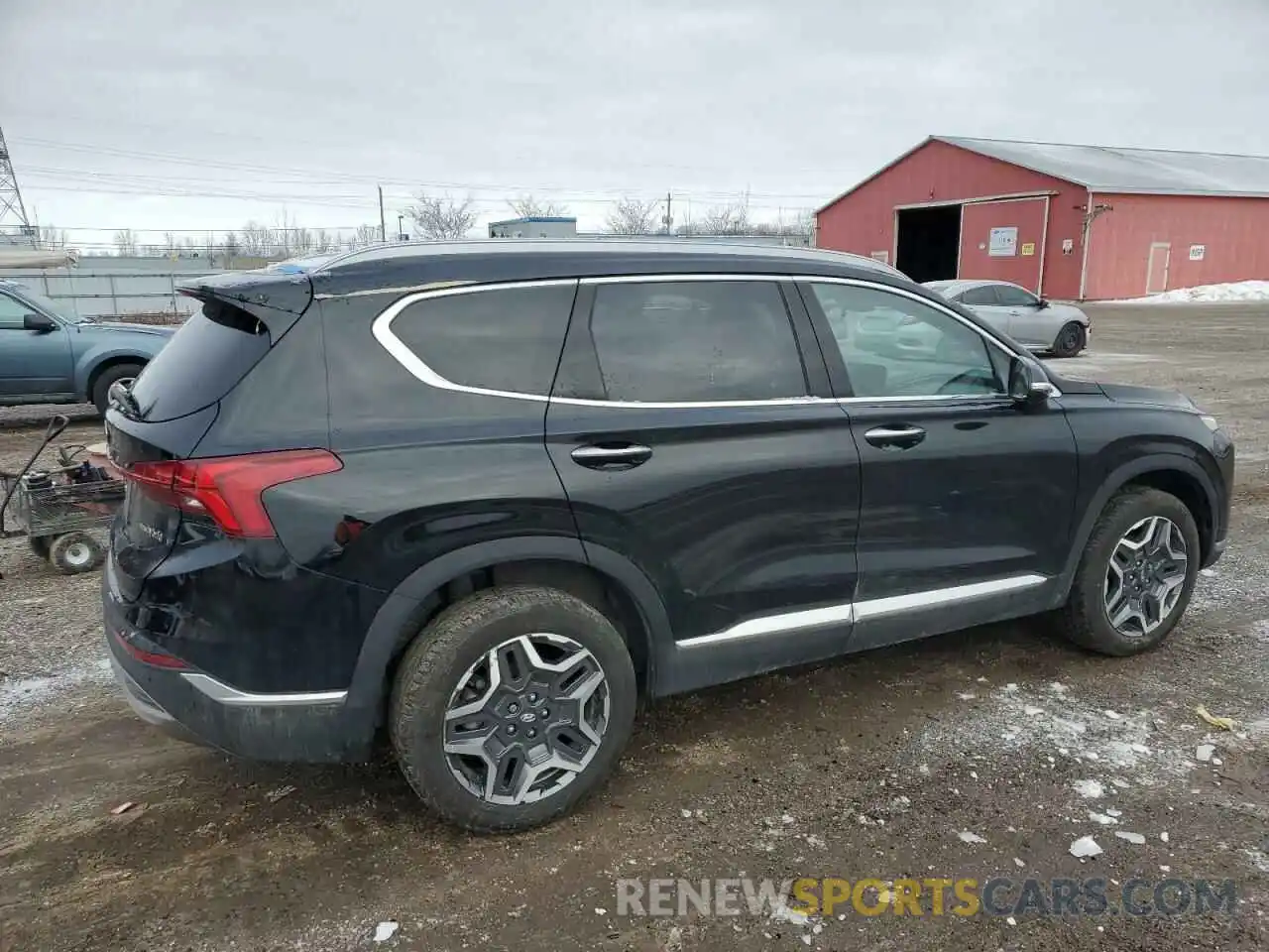 3 Photograph of a damaged car KM8S5DA10PU096168 HYUNDAI SANTA FE 2023