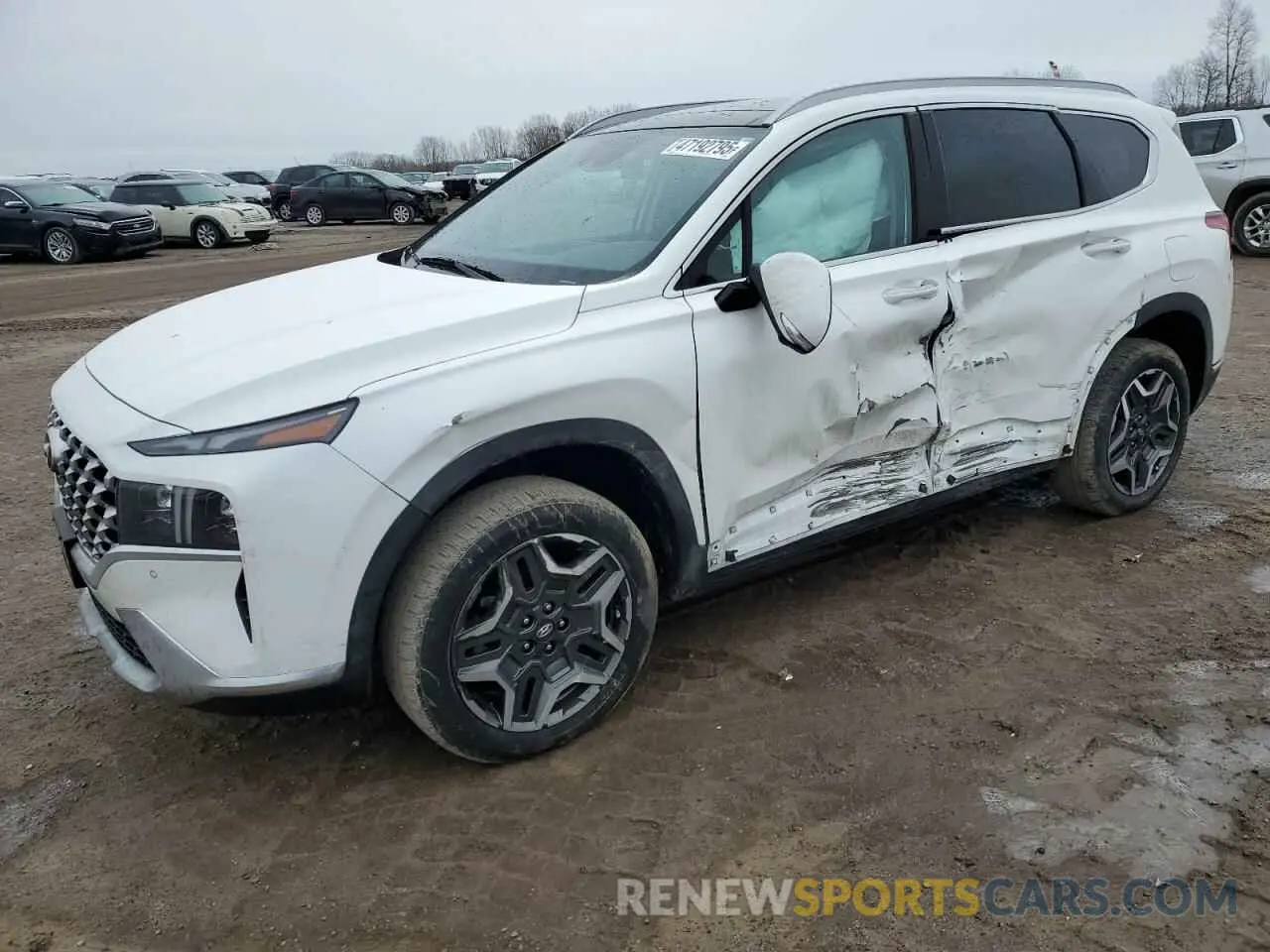 1 Photograph of a damaged car KM8S7DA28PU070002 HYUNDAI SANTA FE 2023