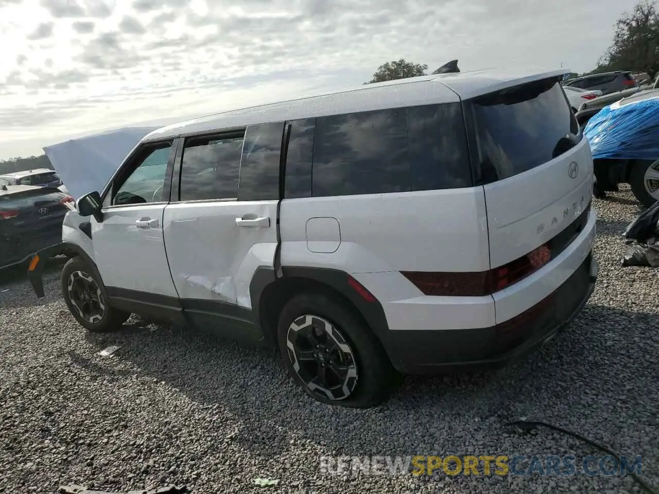2 Photograph of a damaged car 5NMP14GL4RH022373 HYUNDAI SANTA FE 2024