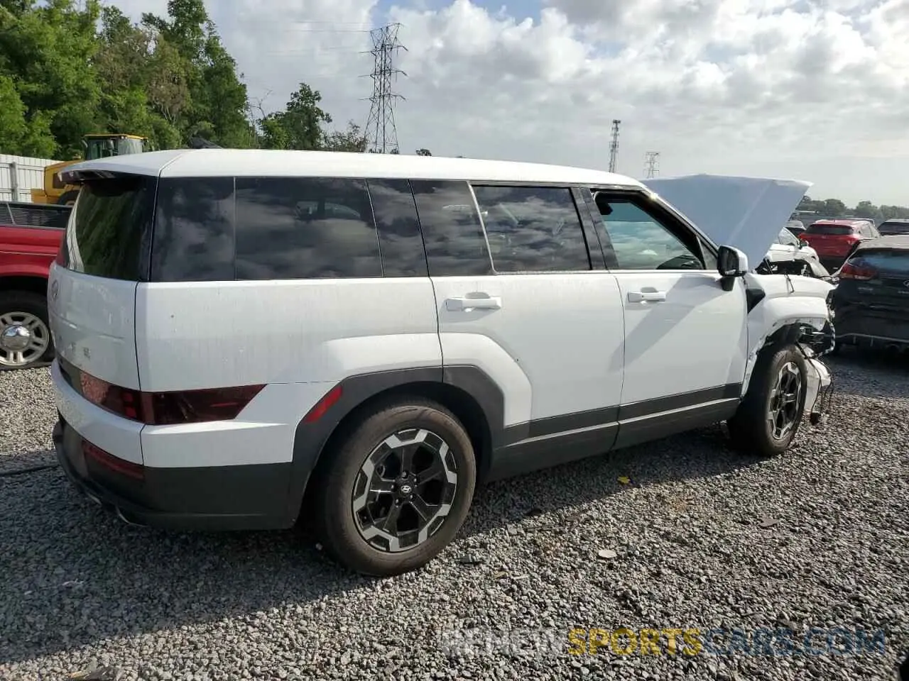 3 Photograph of a damaged car 5NMP14GL4RH022373 HYUNDAI SANTA FE 2024