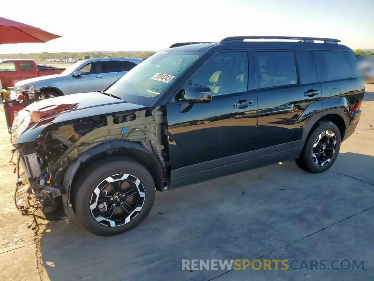 1 Photograph of a damaged car 5NMP24GL5RH003621 HYUNDAI SANTA FE 2024