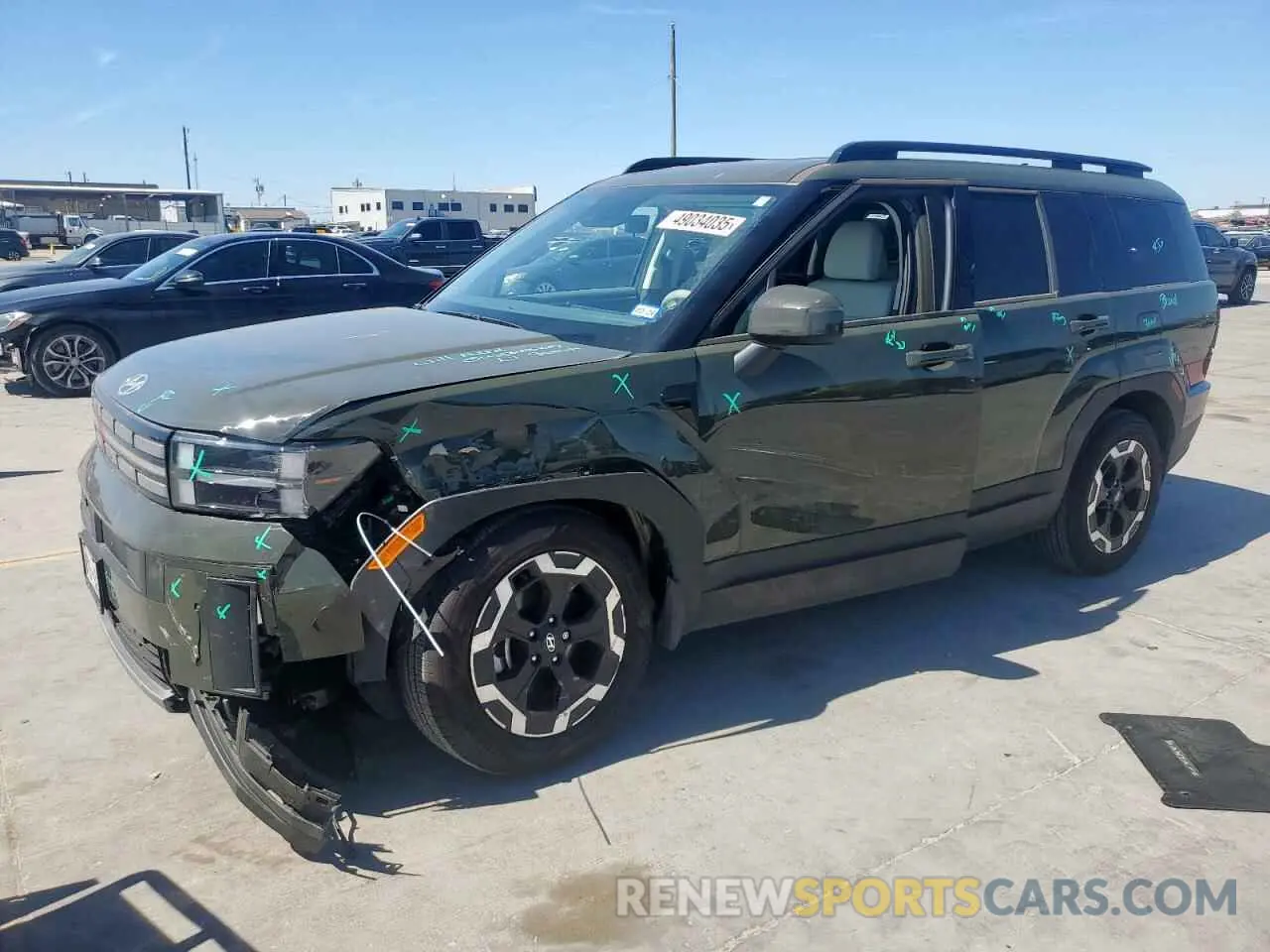 1 Photograph of a damaged car 5NMP24GL5RH015994 HYUNDAI SANTA FE 2024