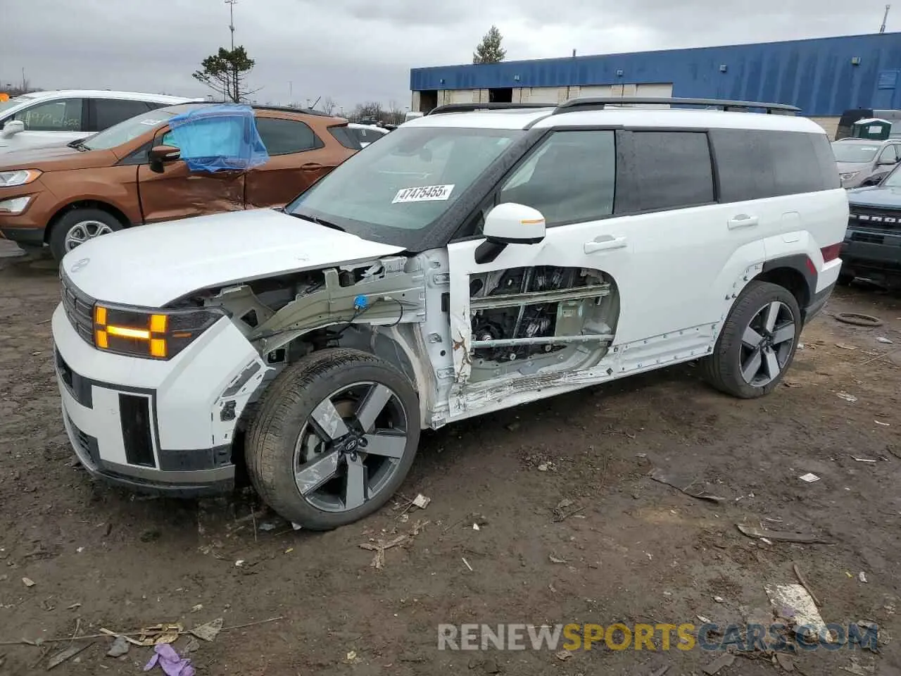 1 Photograph of a damaged car 5NMP34G12RH000655 HYUNDAI SANTA FE 2024