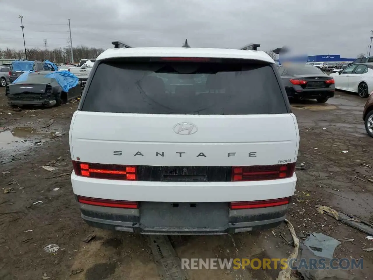 6 Photograph of a damaged car 5NMP34G12RH000655 HYUNDAI SANTA FE 2024
