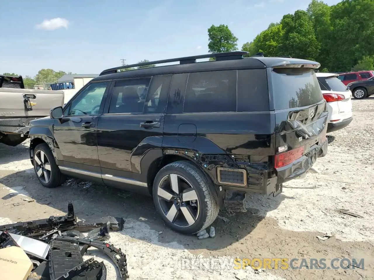 2 Photograph of a damaged car 5NMP34G17RH014874 HYUNDAI SANTA FE 2024