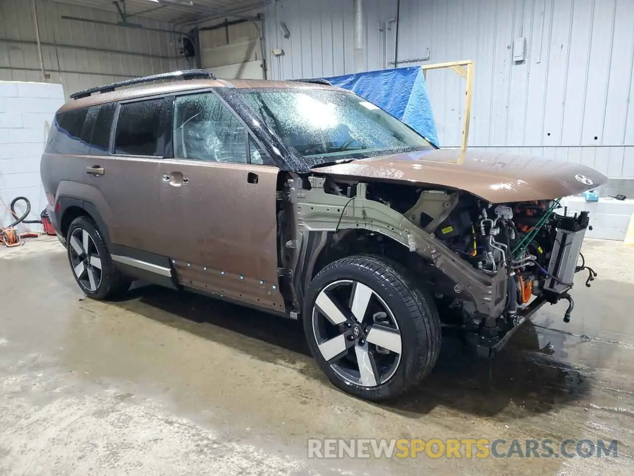 4 Photograph of a damaged car 5NMP3DG18RH000188 HYUNDAI SANTA FE 2024