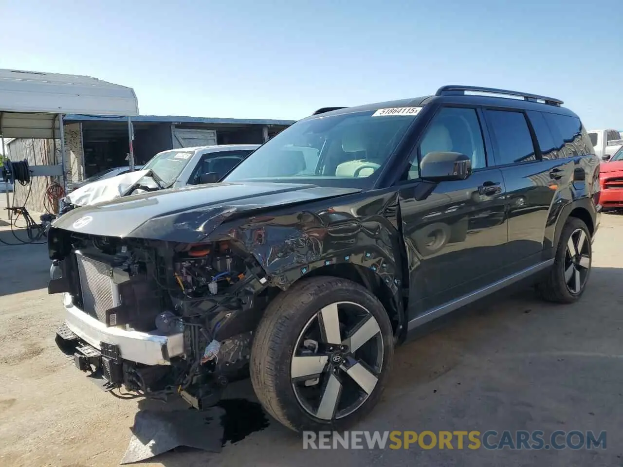 1 Photograph of a damaged car 5NMP3DG19RH016657 HYUNDAI SANTA FE 2024