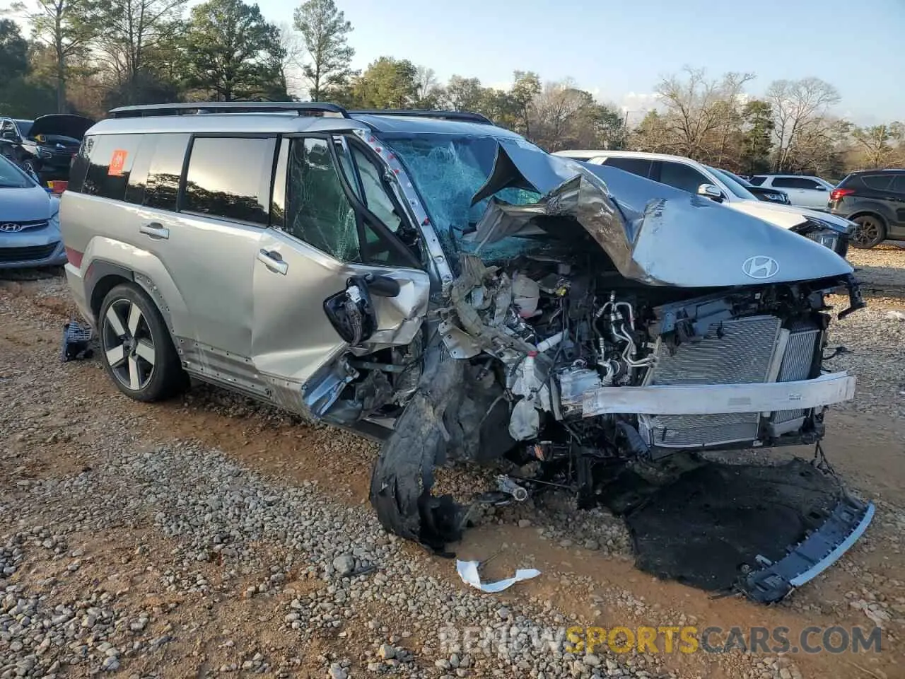 4 Photograph of a damaged car 5NMP44GL6RH026741 HYUNDAI SANTA FE 2024