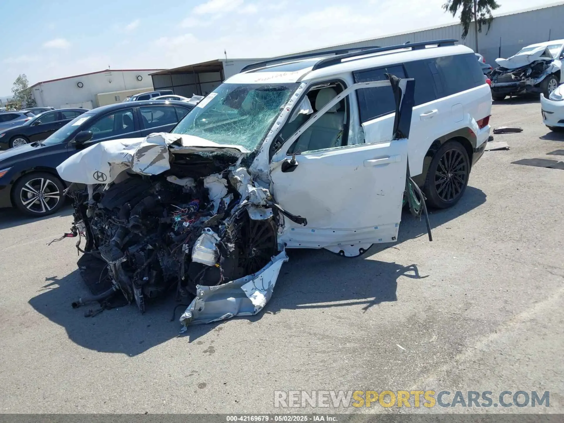 2 Photograph of a damaged car 5NMP54GL0RH043063 HYUNDAI SANTA FE 2024