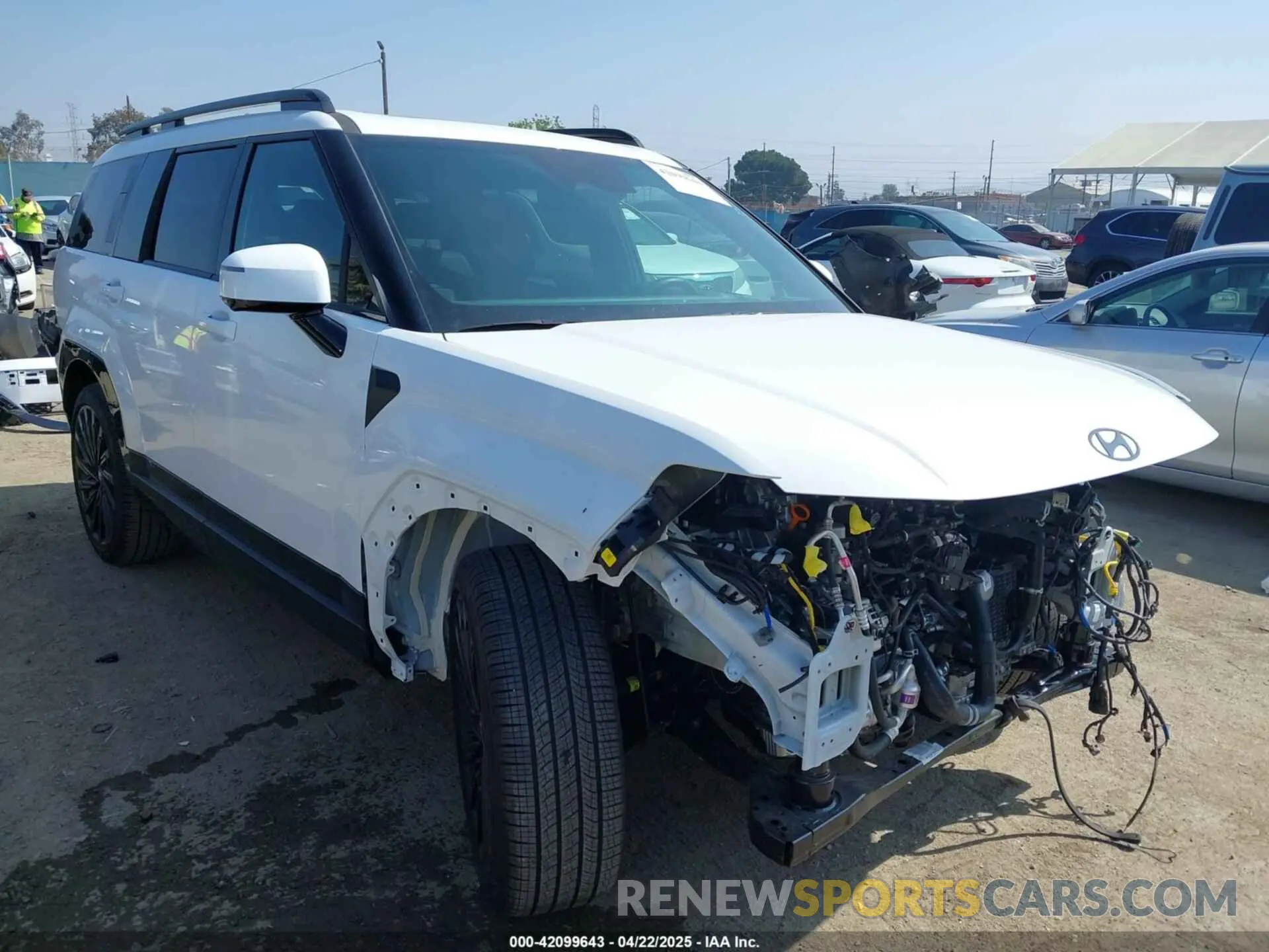 1 Photograph of a damaged car 5NMP54GL6RH037350 HYUNDAI SANTA FE 2024