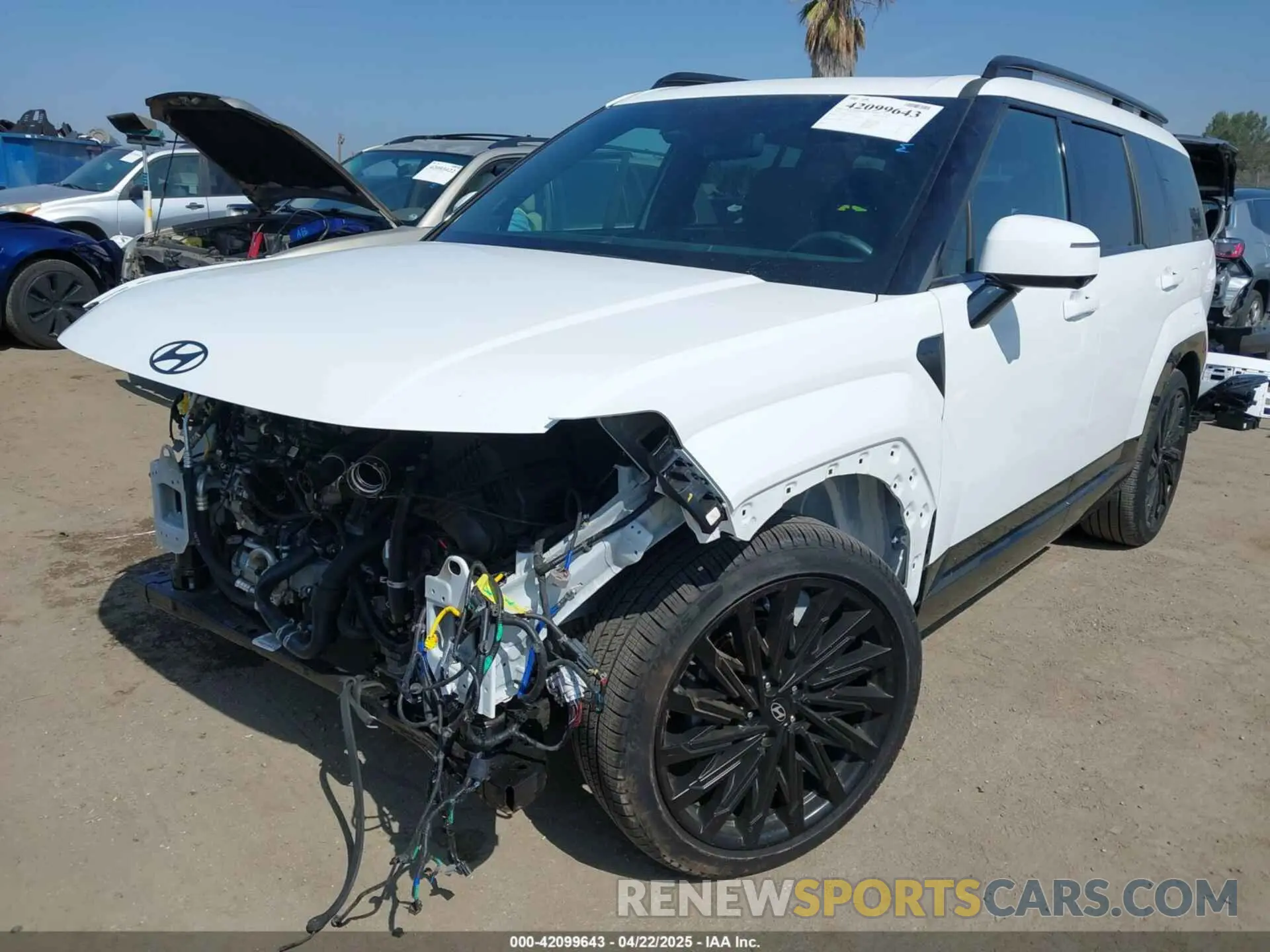 2 Photograph of a damaged car 5NMP54GL6RH037350 HYUNDAI SANTA FE 2024