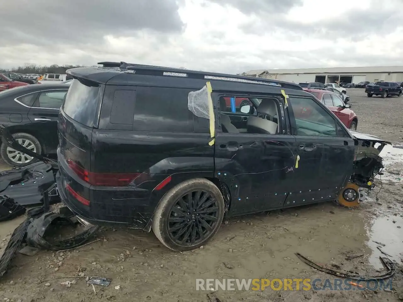 3 Photograph of a damaged car 5NMP54GL7RH067683 HYUNDAI SANTA FE 2024