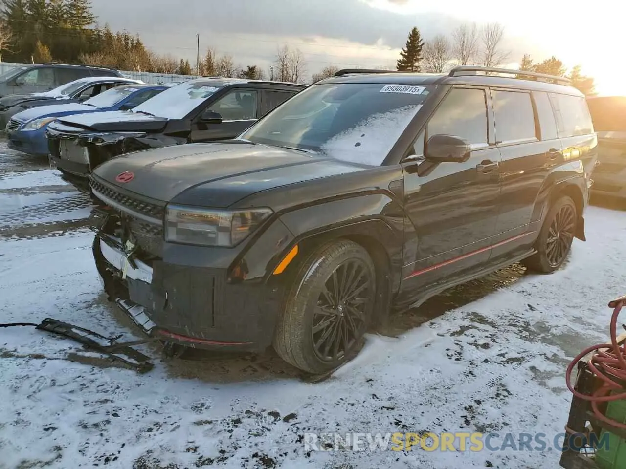 1 Photograph of a damaged car 5NMP5DGL6RH021312 HYUNDAI SANTA FE 2024