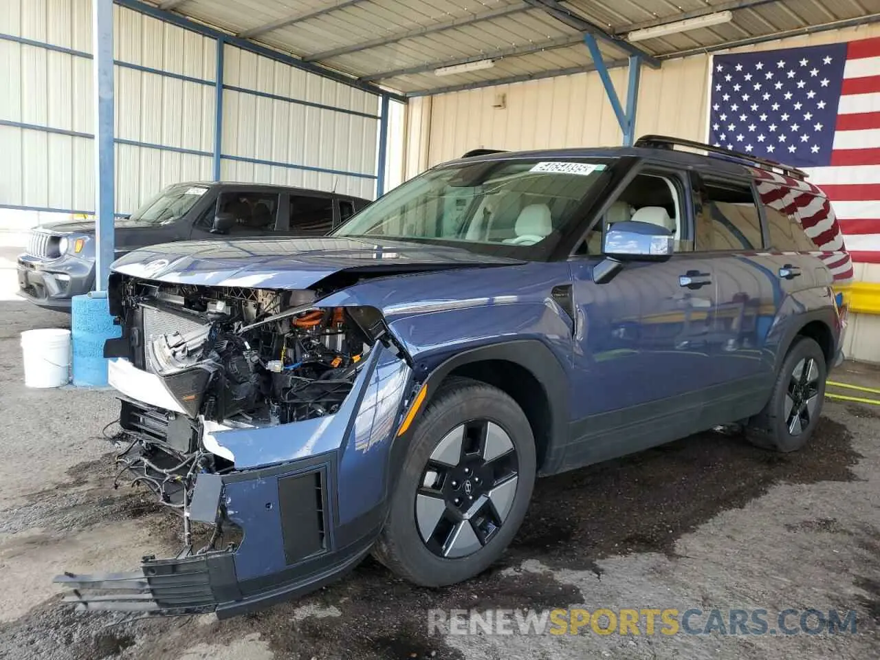 1 Photograph of a damaged car 5NMP24G14SH018227 HYUNDAI SANTA FE 2025
