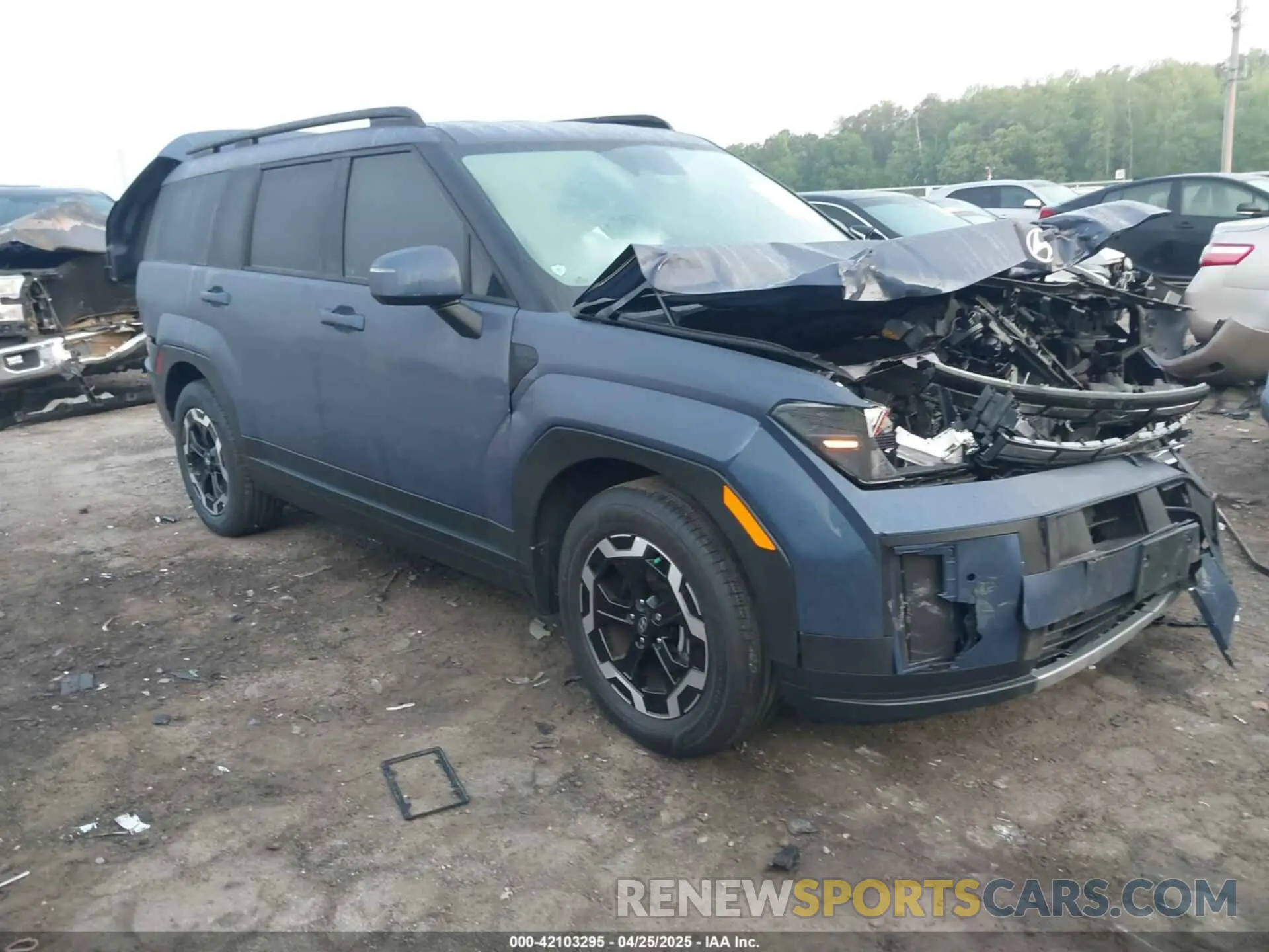 1 Photograph of a damaged car 5NMP24GL0SH085943 HYUNDAI SANTA FE 2025