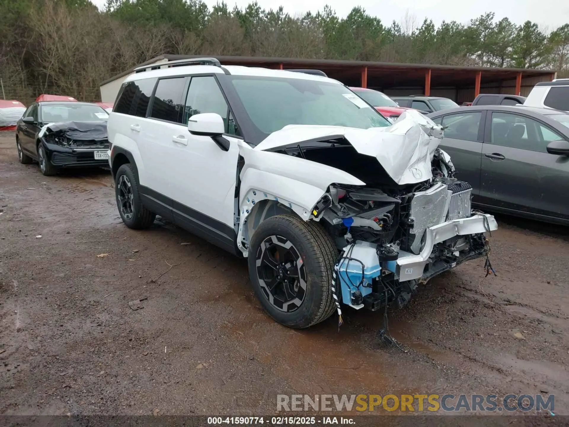 1 Photograph of a damaged car 5NMP24GL0SH107861 HYUNDAI SANTA FE 2025