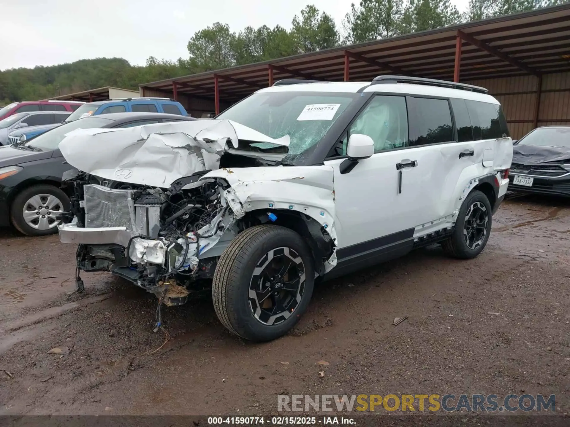 2 Photograph of a damaged car 5NMP24GL0SH107861 HYUNDAI SANTA FE 2025