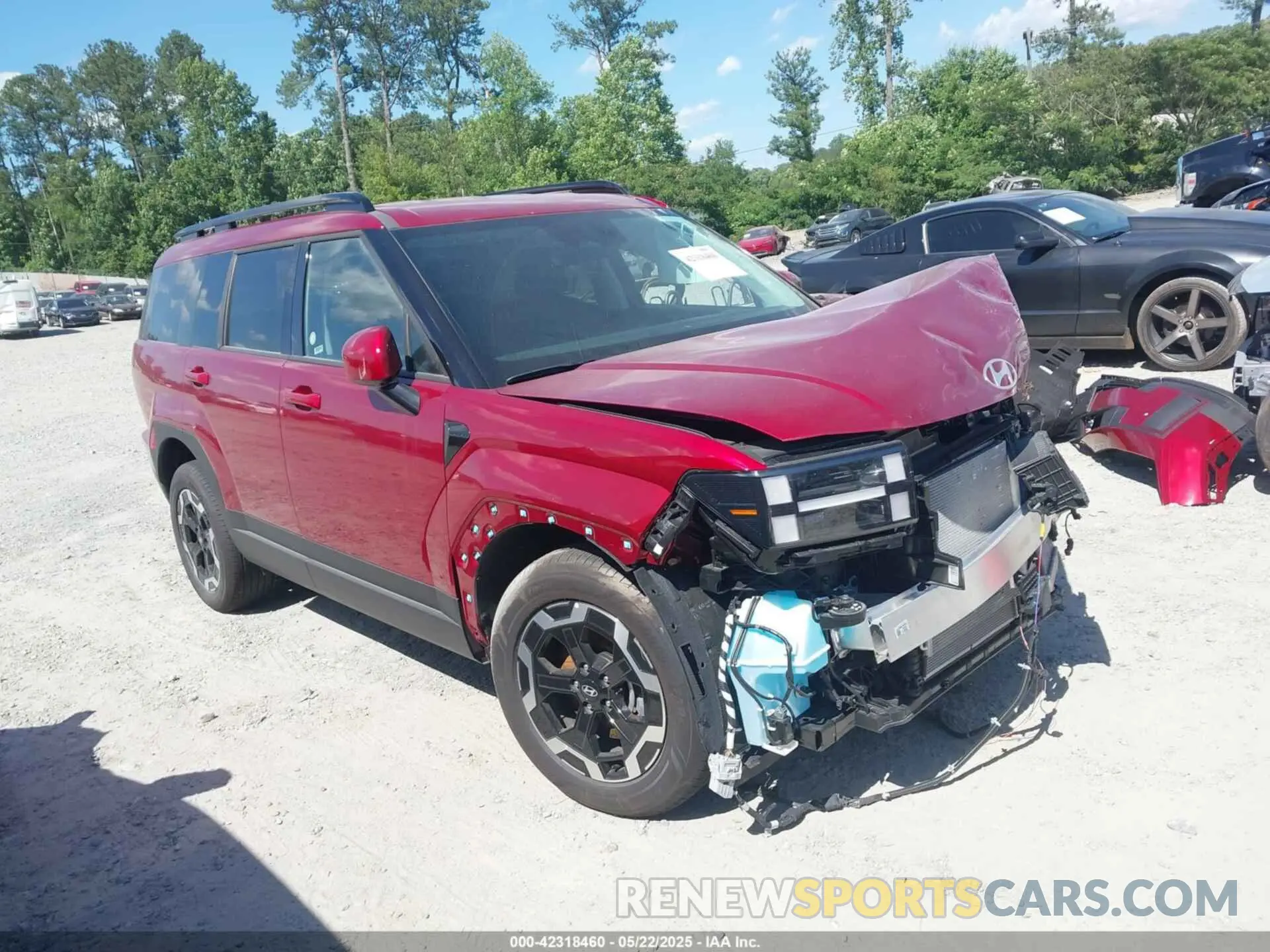 1 Photograph of a damaged car 5NMP24GL2SH098970 HYUNDAI SANTA FE 2025