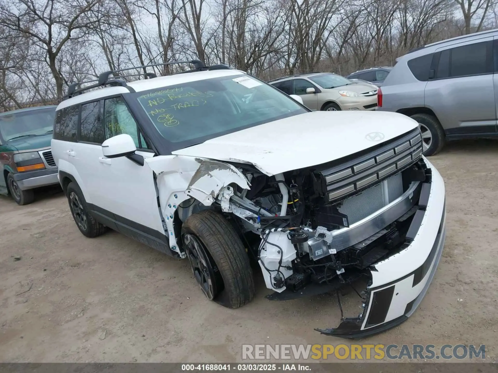 1 Photograph of a damaged car 5NMP2DGL9SH119863 HYUNDAI SANTA FE 2025