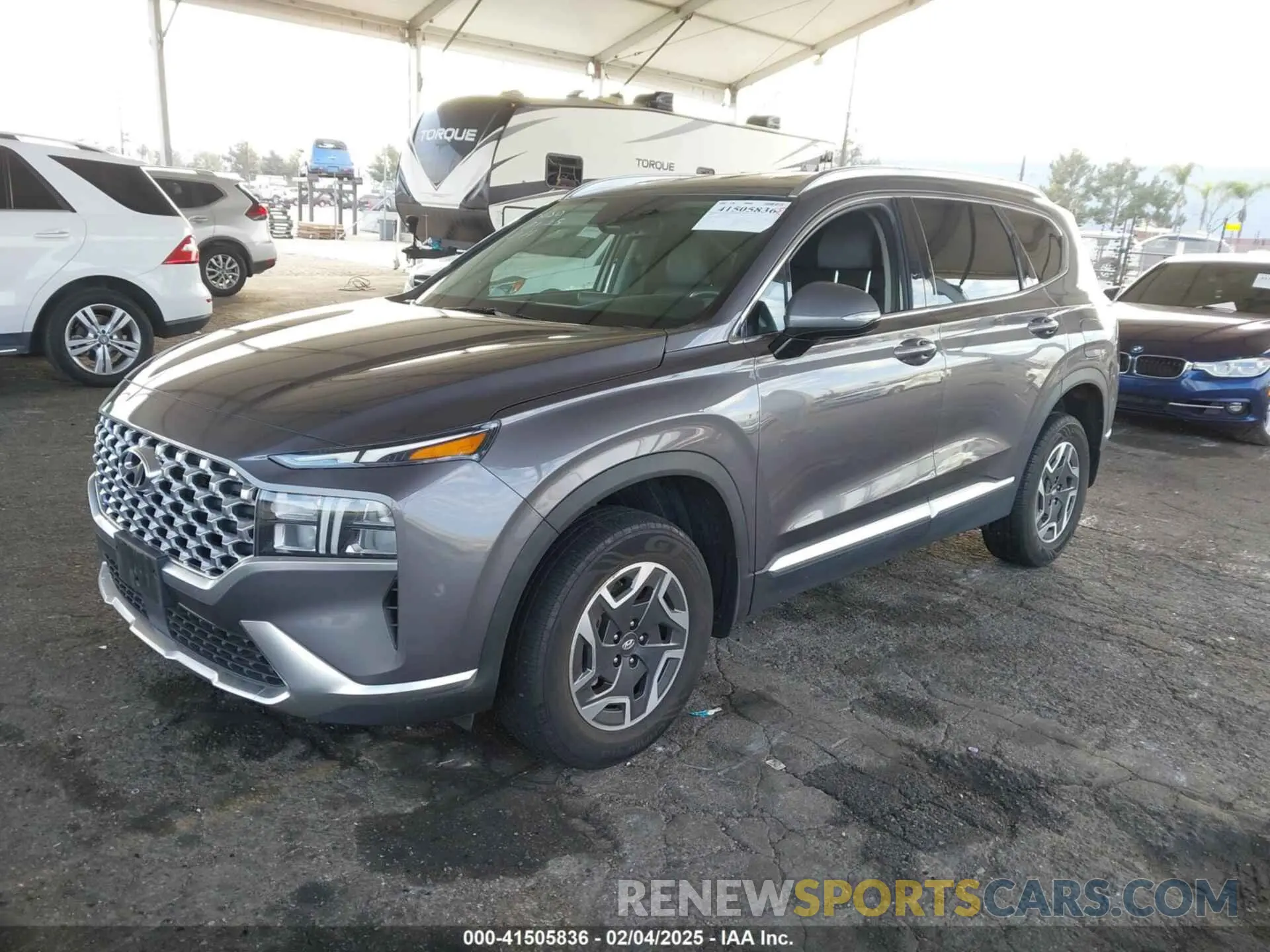 2 Photograph of a damaged car KM8S2DA12MU006345 HYUNDAI SANTA FE HYBRID 2021
