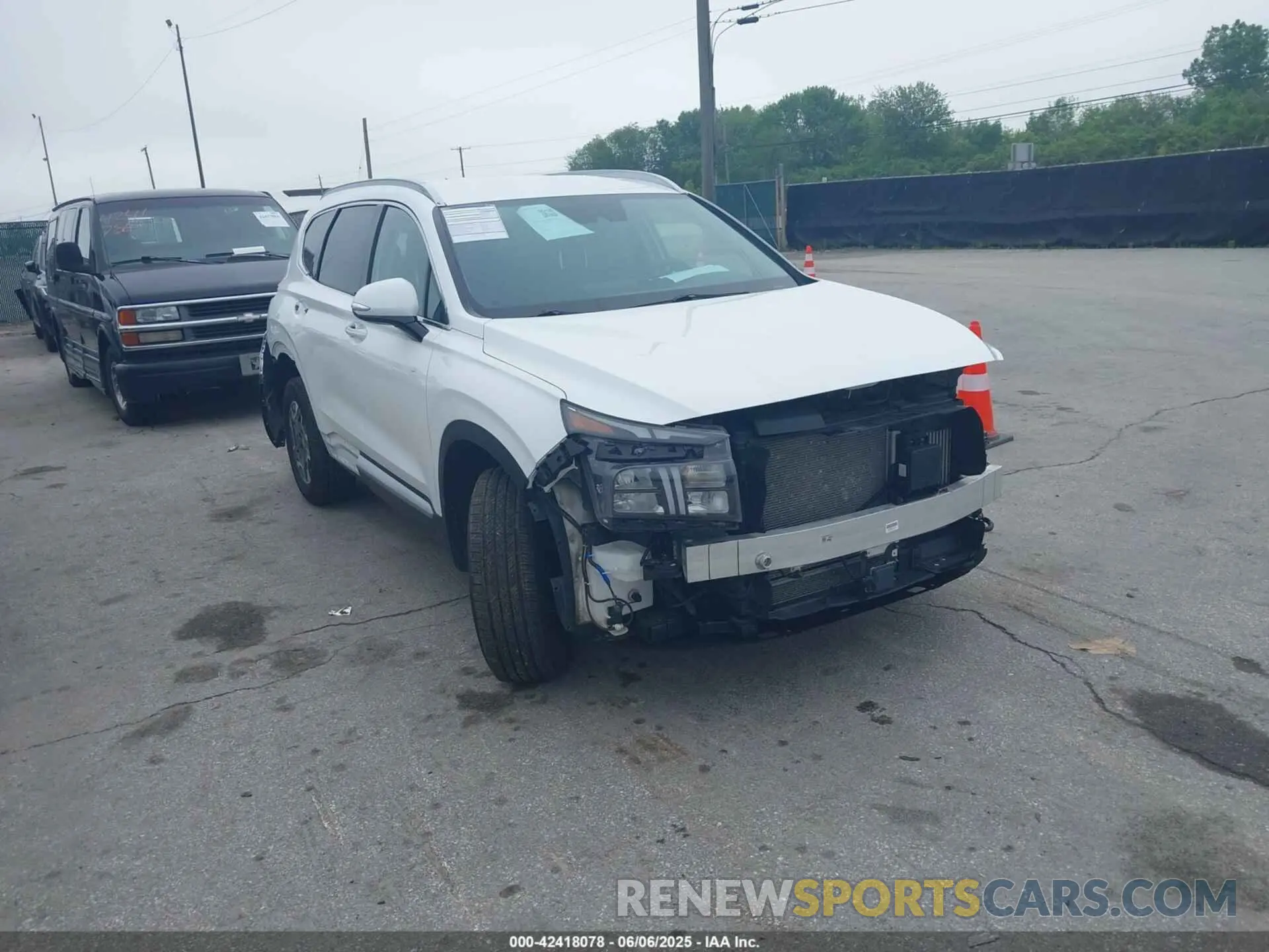 1 Photograph of a damaged car KM8S2DA16NU041259 HYUNDAI SANTA FE HYBRID 2022