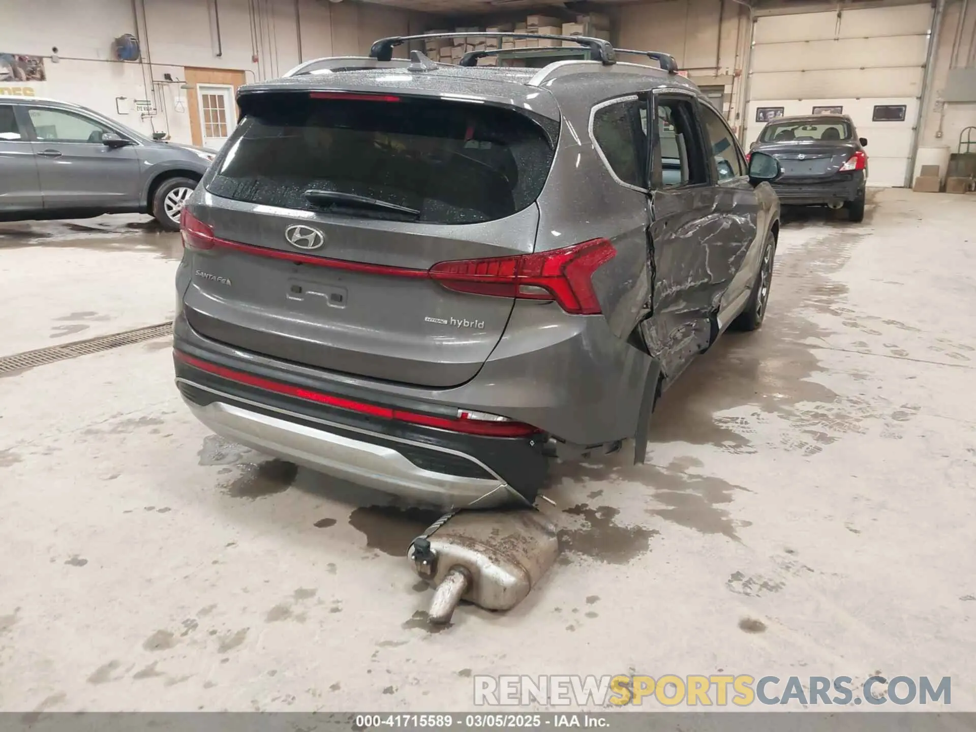 4 Photograph of a damaged car KM8S3DA16NU035538 HYUNDAI SANTA FE HYBRID 2022