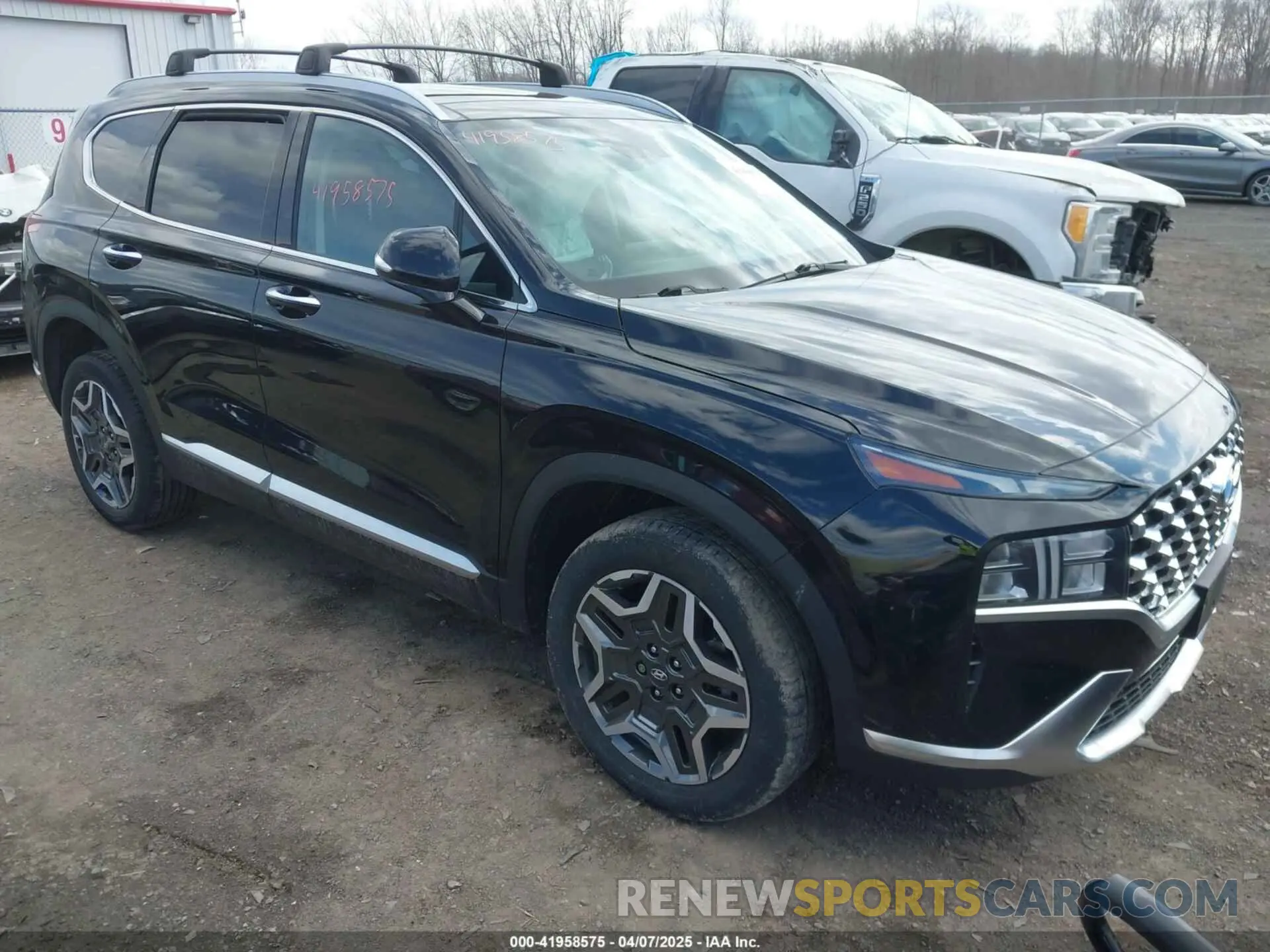 1 Photograph of a damaged car KM8S3DA18NU018319 HYUNDAI SANTA FE HYBRID 2022