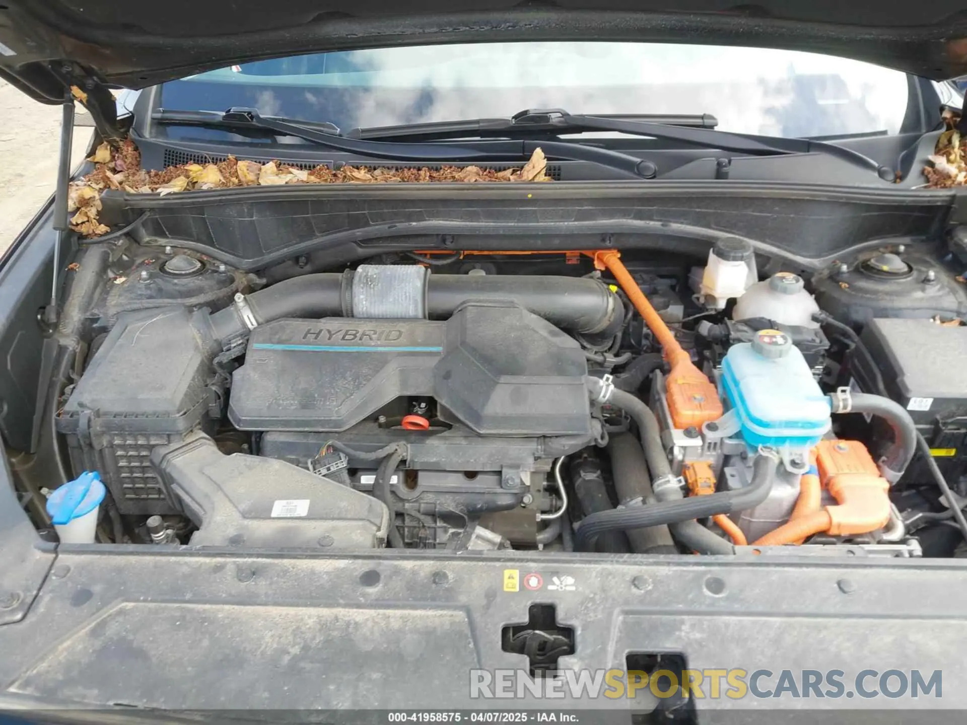 10 Photograph of a damaged car KM8S3DA18NU018319 HYUNDAI SANTA FE HYBRID 2022