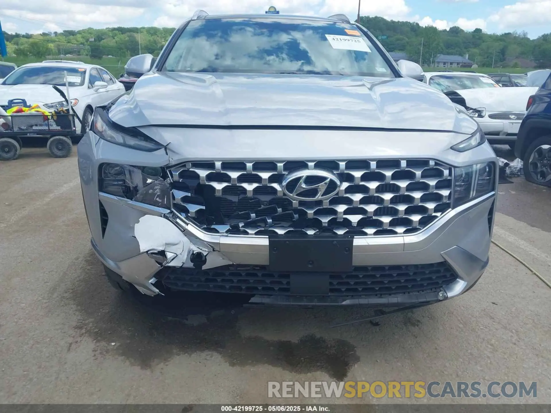 6 Photograph of a damaged car KM8S5DA10NU051647 HYUNDAI SANTA FE HYBRID 2022