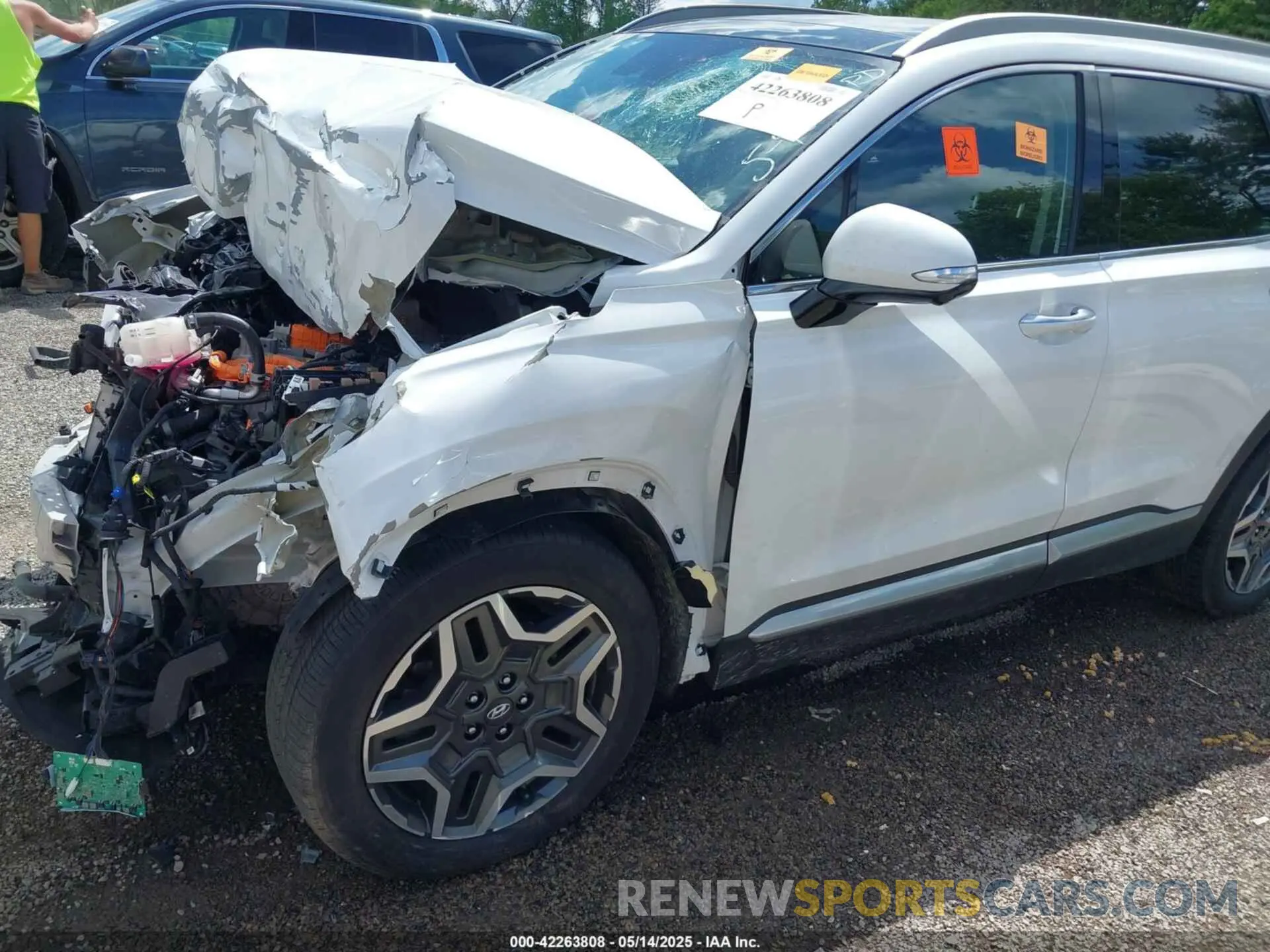 14 Photograph of a damaged car KM8S5DA11NU016356 HYUNDAI SANTA FE HYBRID 2022