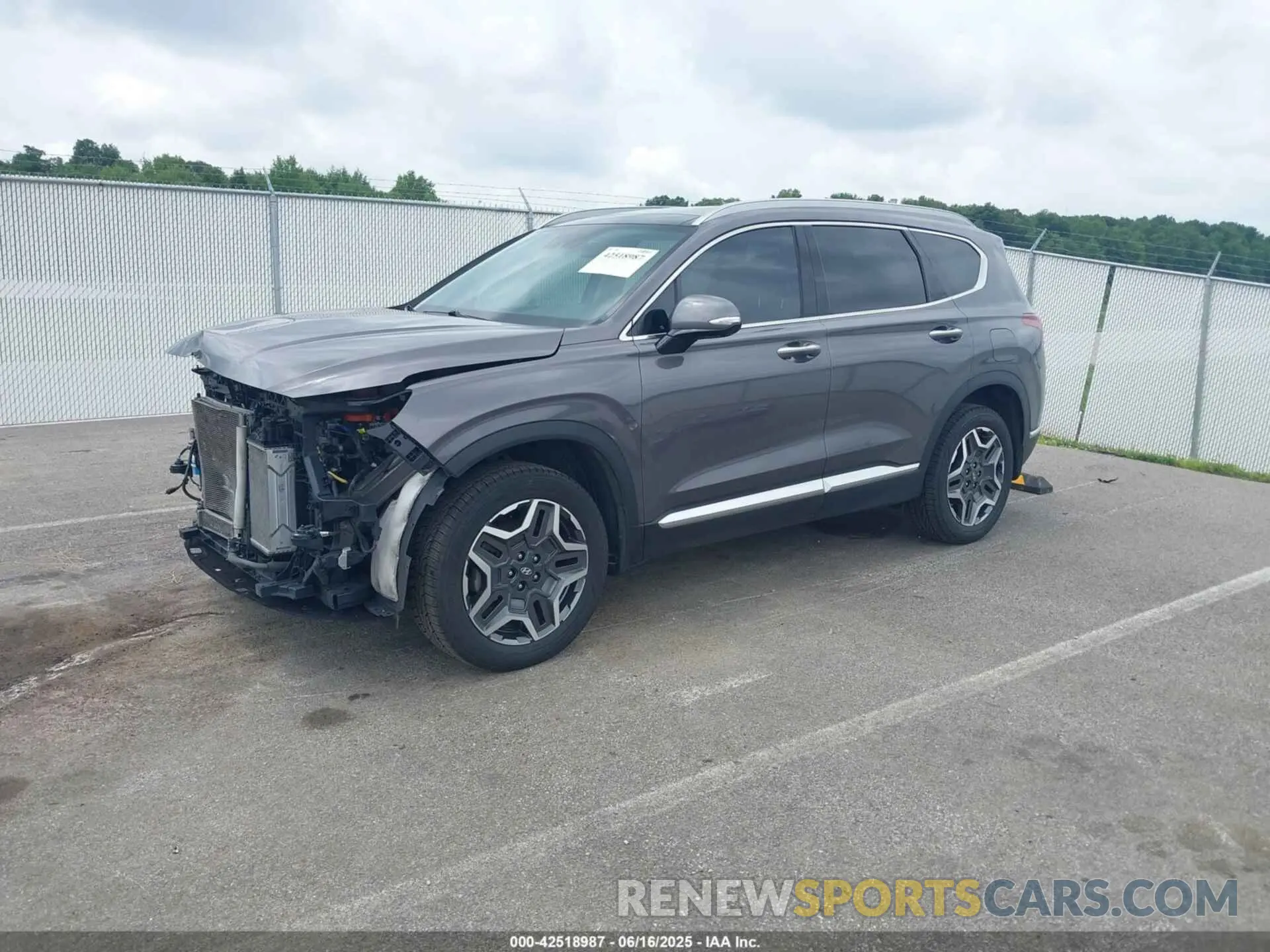 2 Photograph of a damaged car KM8S5DA12NU046580 HYUNDAI SANTA FE HYBRID 2022