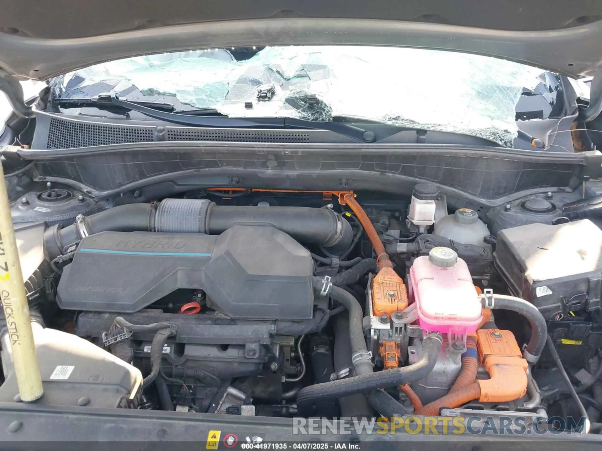 10 Photograph of a damaged car KM8S5DA16NU036845 HYUNDAI SANTA FE HYBRID 2022