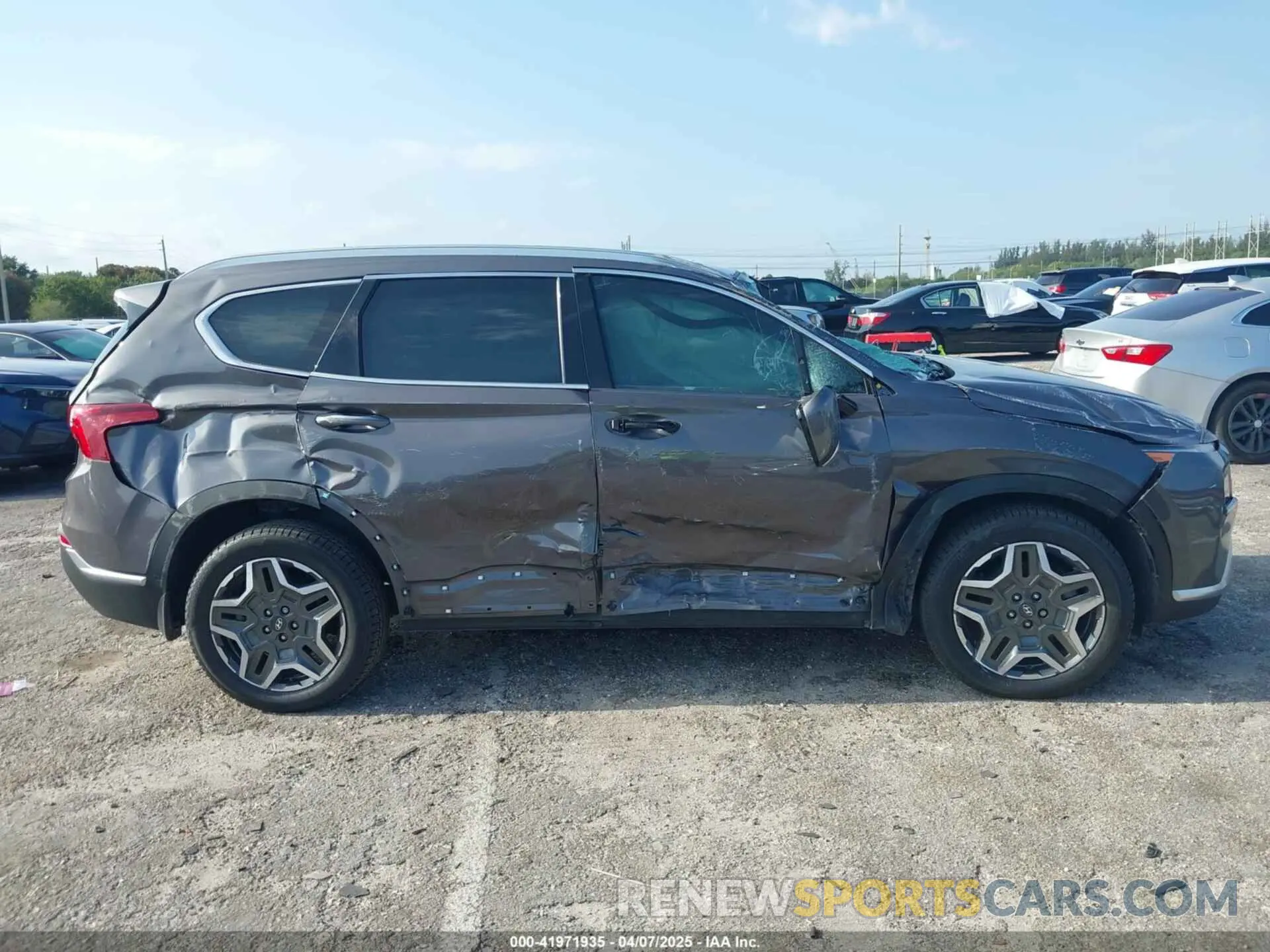 13 Photograph of a damaged car KM8S5DA16NU036845 HYUNDAI SANTA FE HYBRID 2022