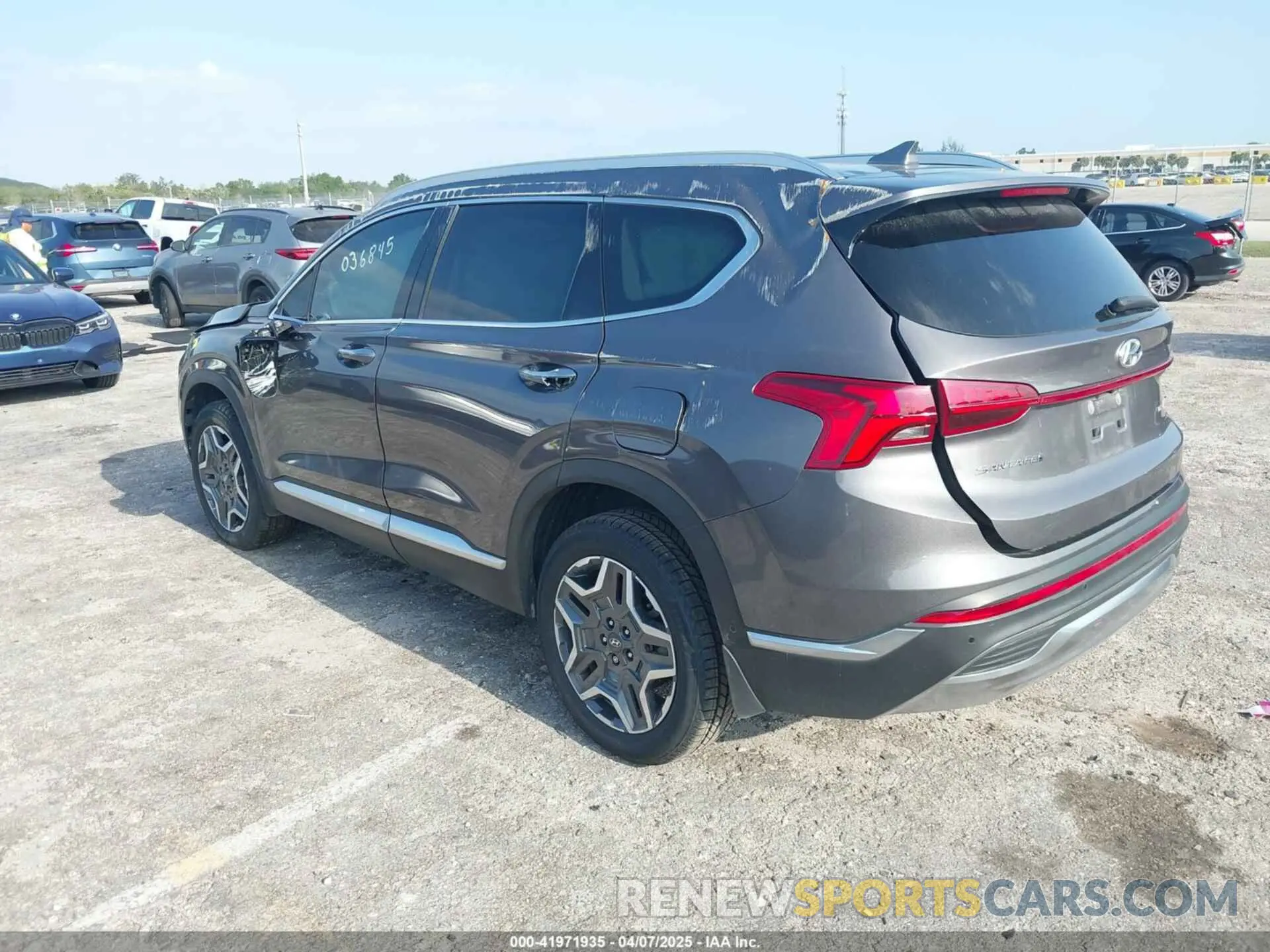 3 Photograph of a damaged car KM8S5DA16NU036845 HYUNDAI SANTA FE HYBRID 2022