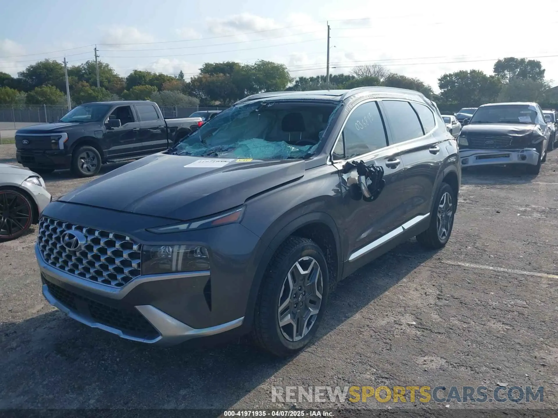 6 Photograph of a damaged car KM8S5DA16NU036845 HYUNDAI SANTA FE HYBRID 2022