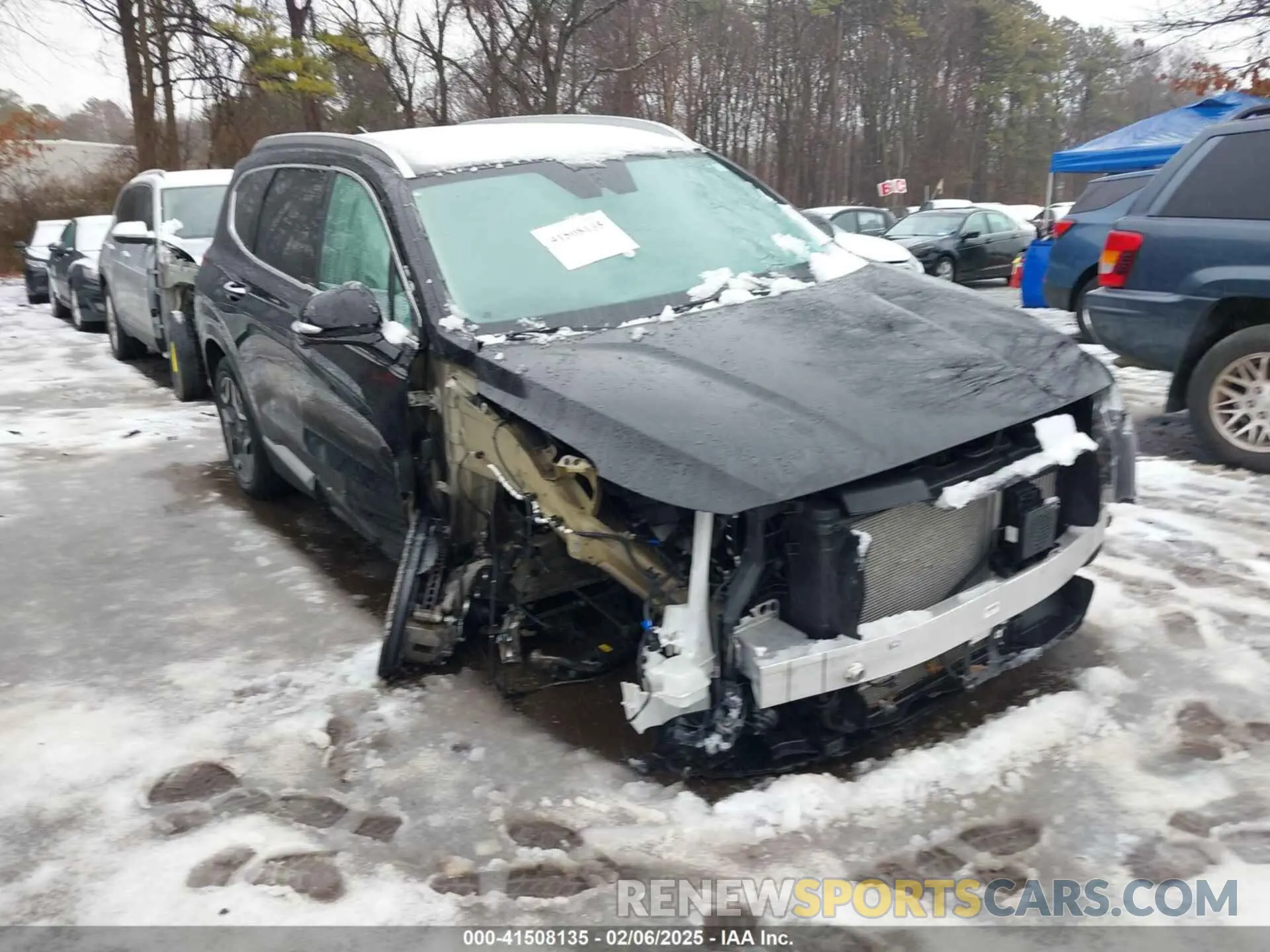 1 Photograph of a damaged car KM8S5DA1XNU026450 HYUNDAI SANTA FE HYBRID 2022