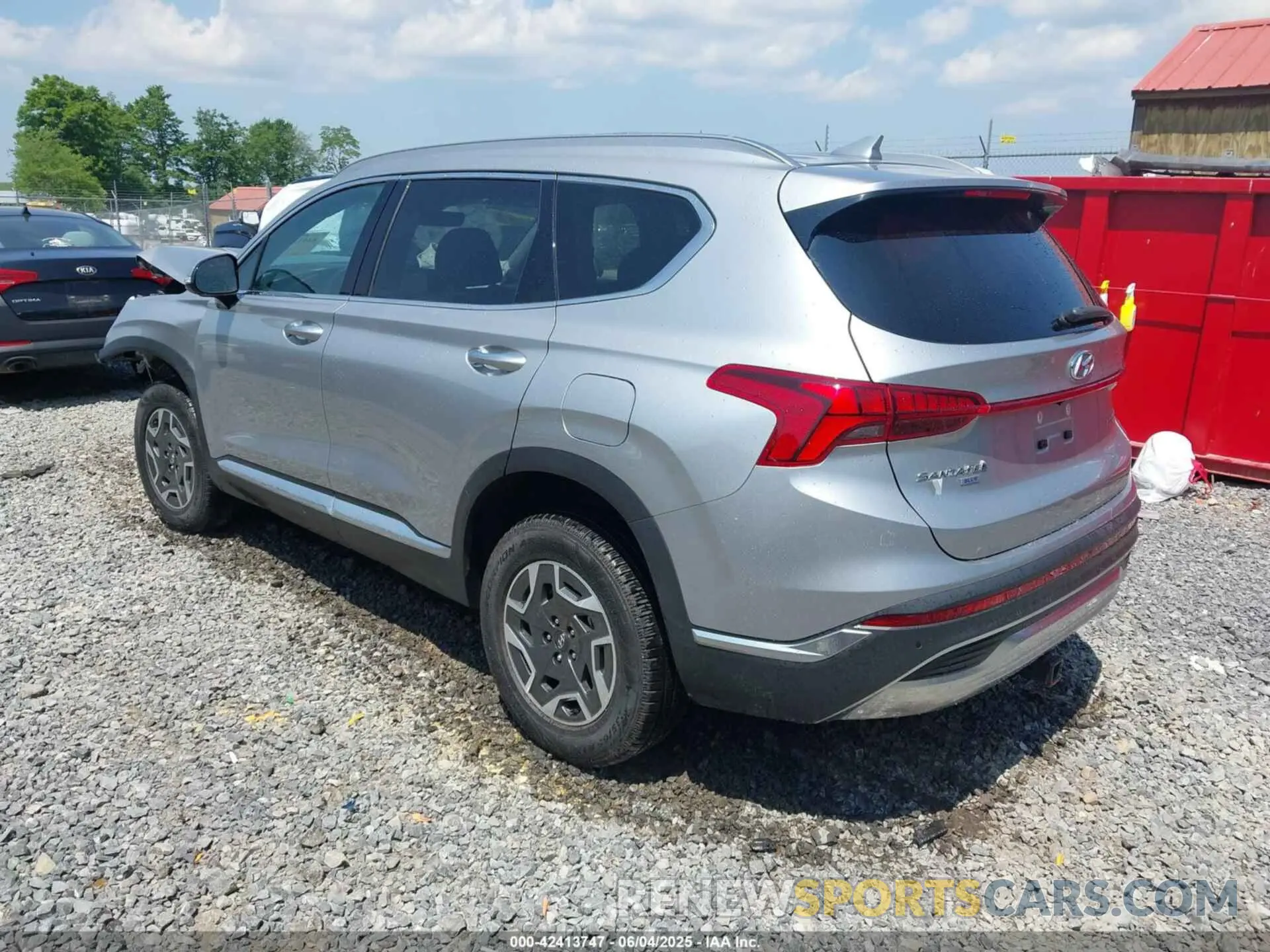 3 Photograph of a damaged car 5NMS2DA14PH014270 HYUNDAI SANTA FE HYBRID 2023