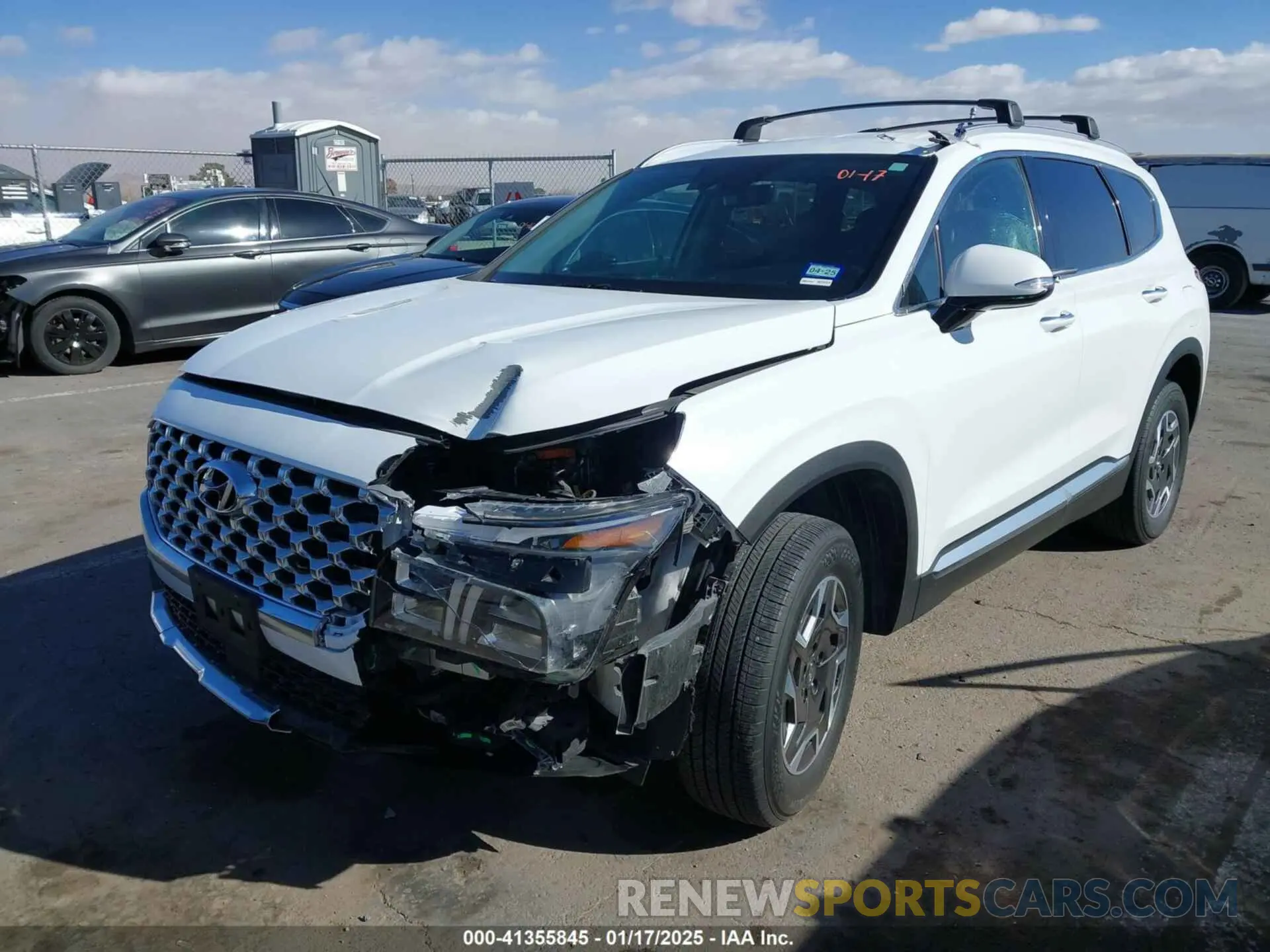 2 Photograph of a damaged car 5NMS2DA16PH001827 HYUNDAI SANTA FE HYBRID 2023