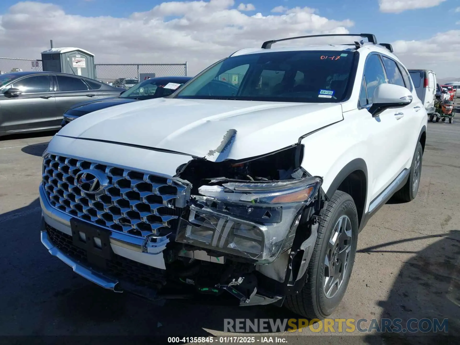 6 Photograph of a damaged car 5NMS2DA16PH001827 HYUNDAI SANTA FE HYBRID 2023