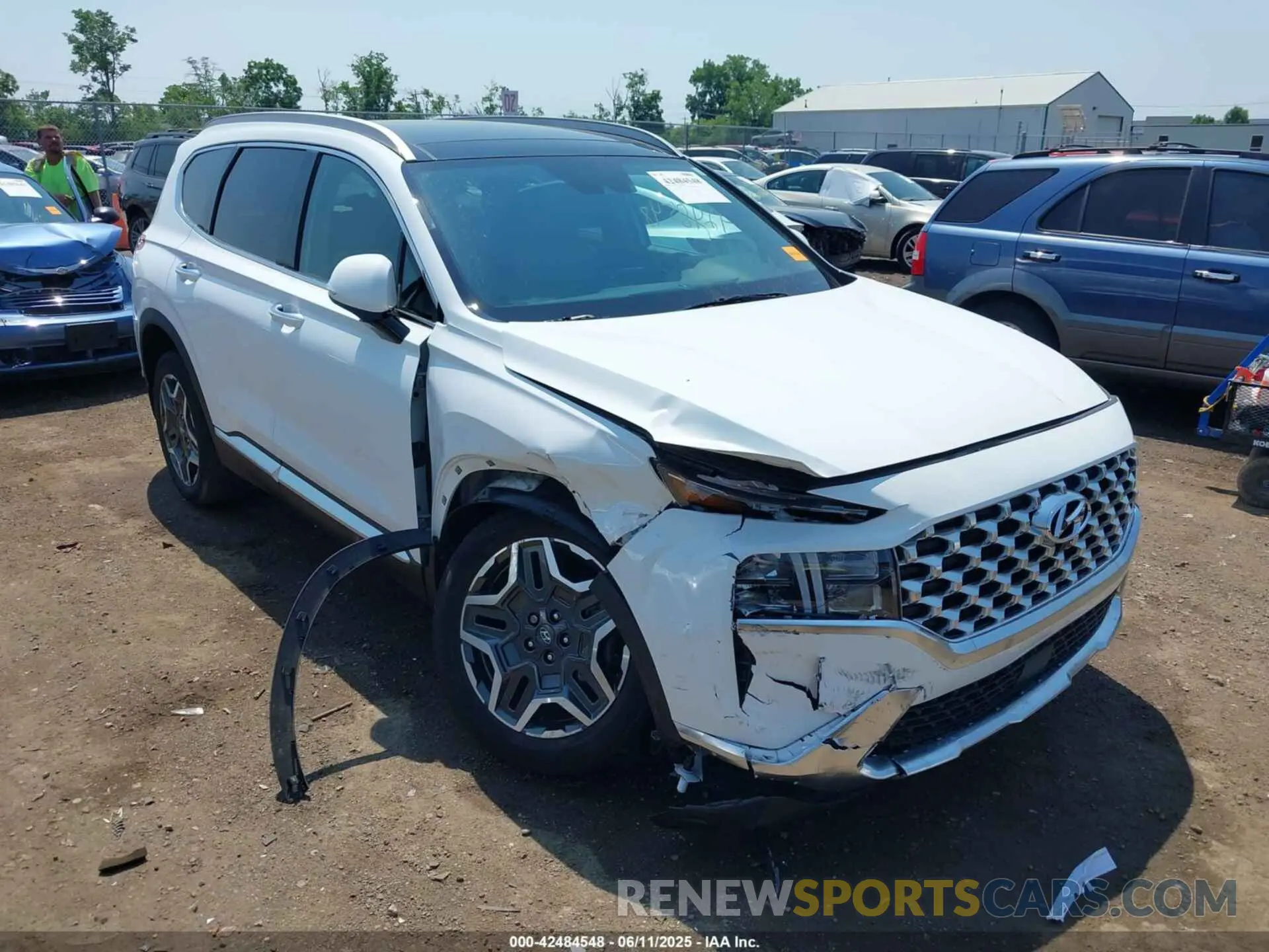 1 Photograph of a damaged car 5NMS3DA11PH002266 HYUNDAI SANTA FE HYBRID 2023