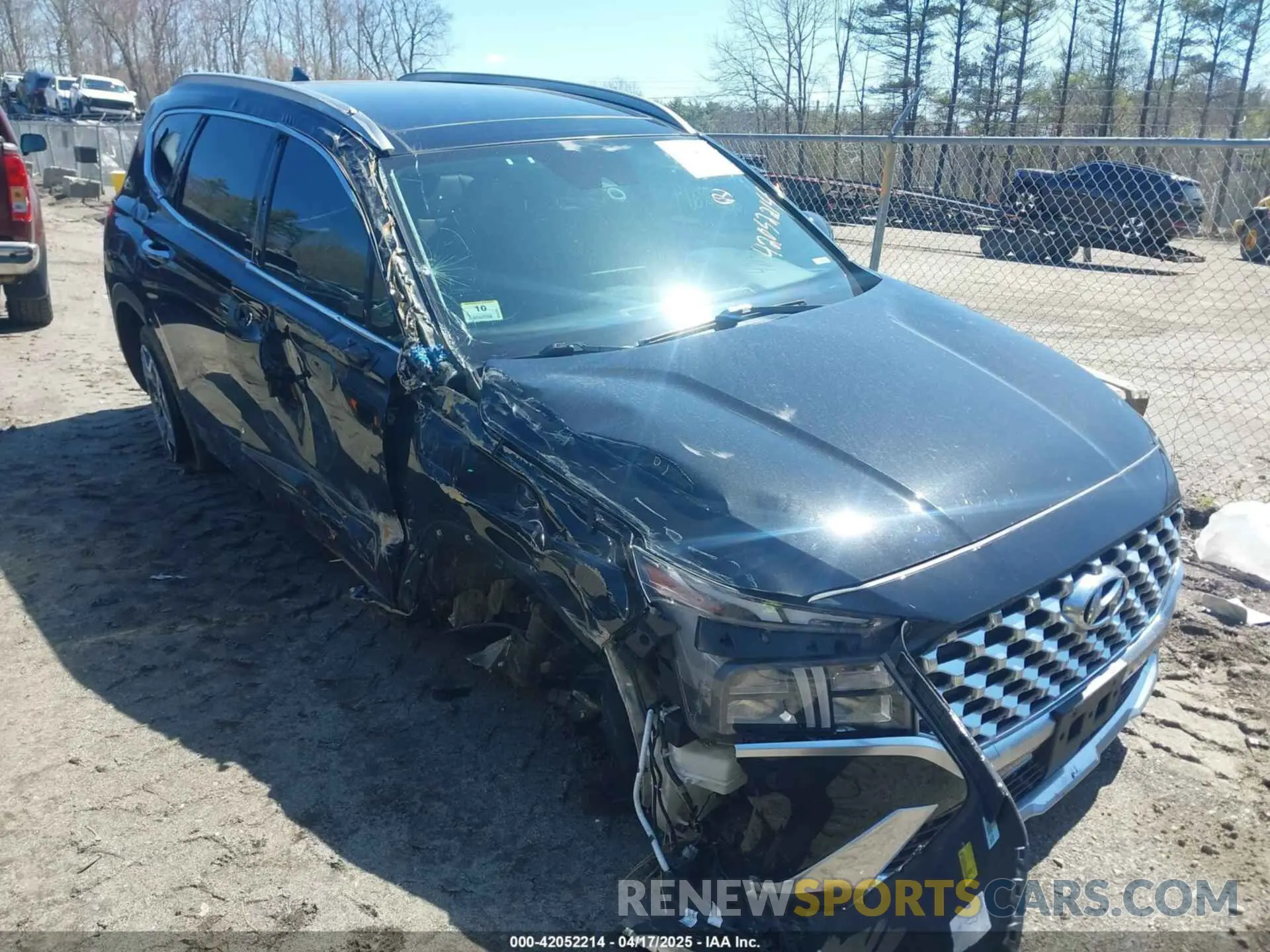 1 Photograph of a damaged car 5NMS3DA12PH015107 HYUNDAI SANTA FE HYBRID 2023