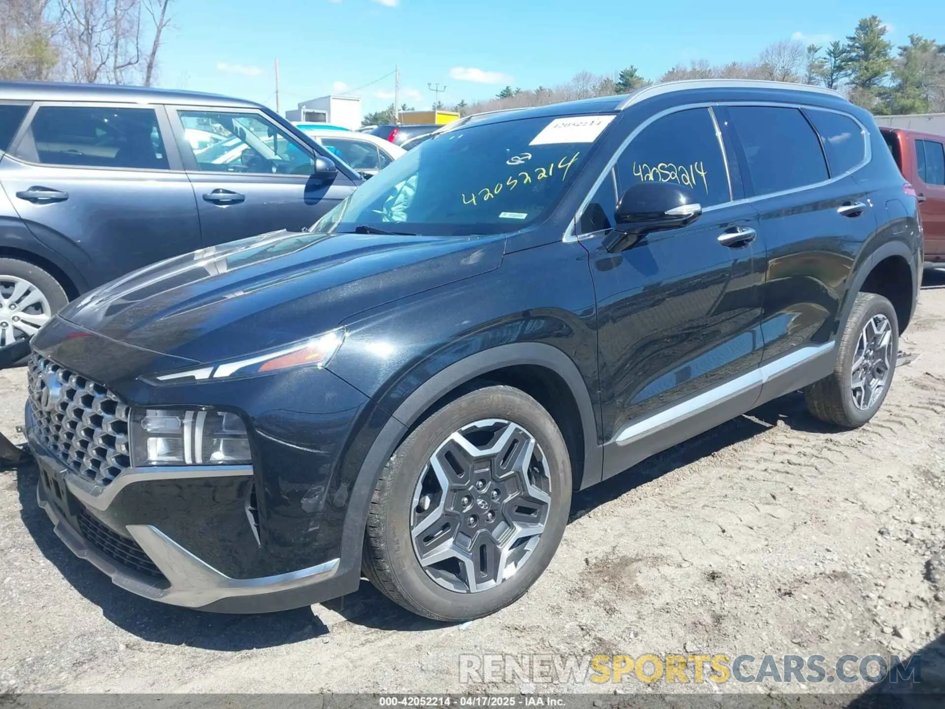 2 Photograph of a damaged car 5NMS3DA12PH015107 HYUNDAI SANTA FE HYBRID 2023