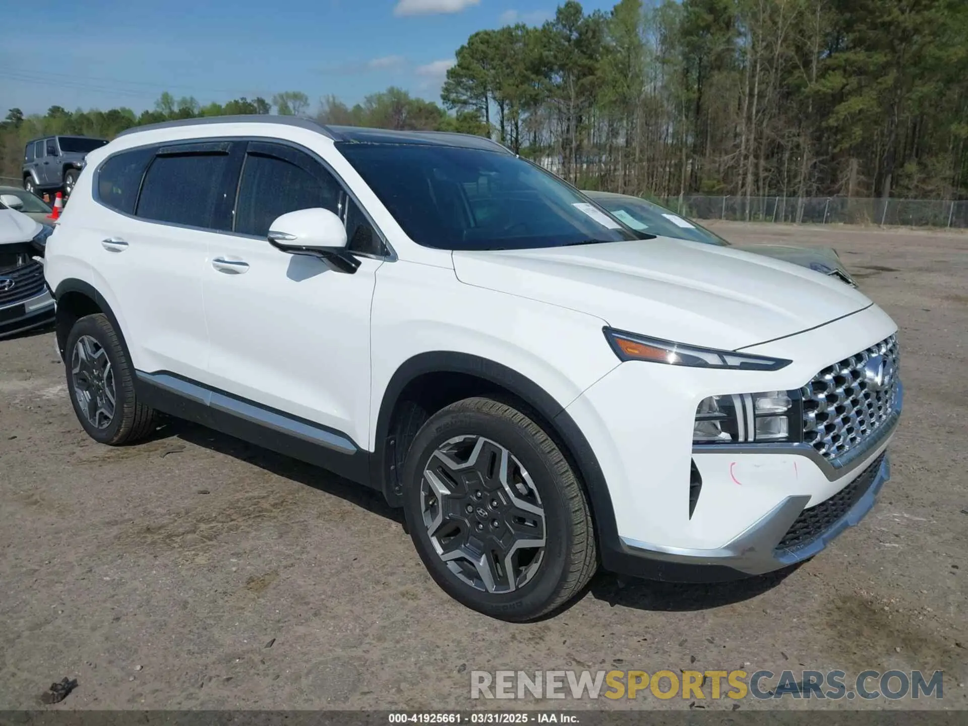 1 Photograph of a damaged car 5NMS3DA19PH008641 HYUNDAI SANTA FE HYBRID 2023