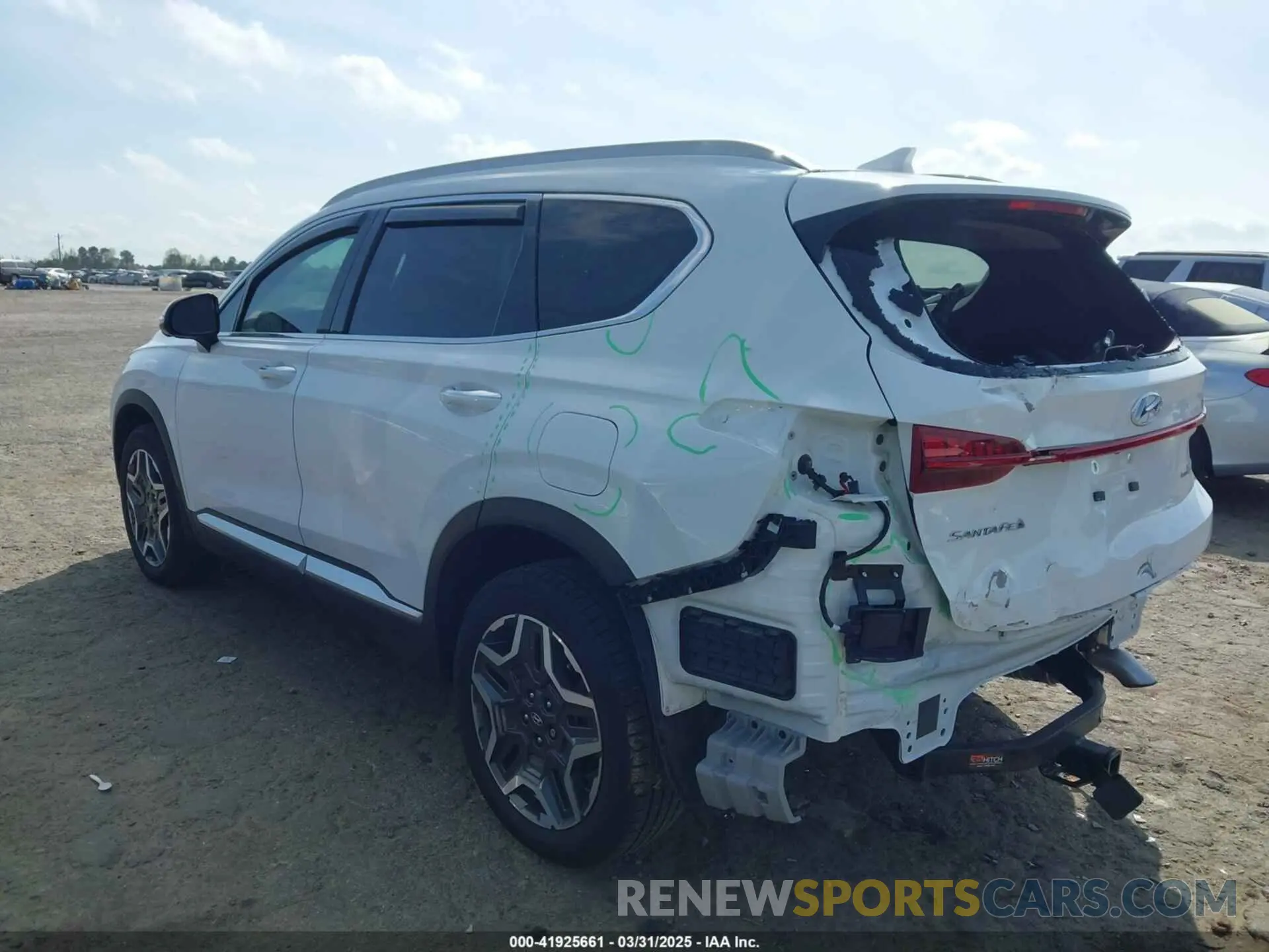 3 Photograph of a damaged car 5NMS3DA19PH008641 HYUNDAI SANTA FE HYBRID 2023